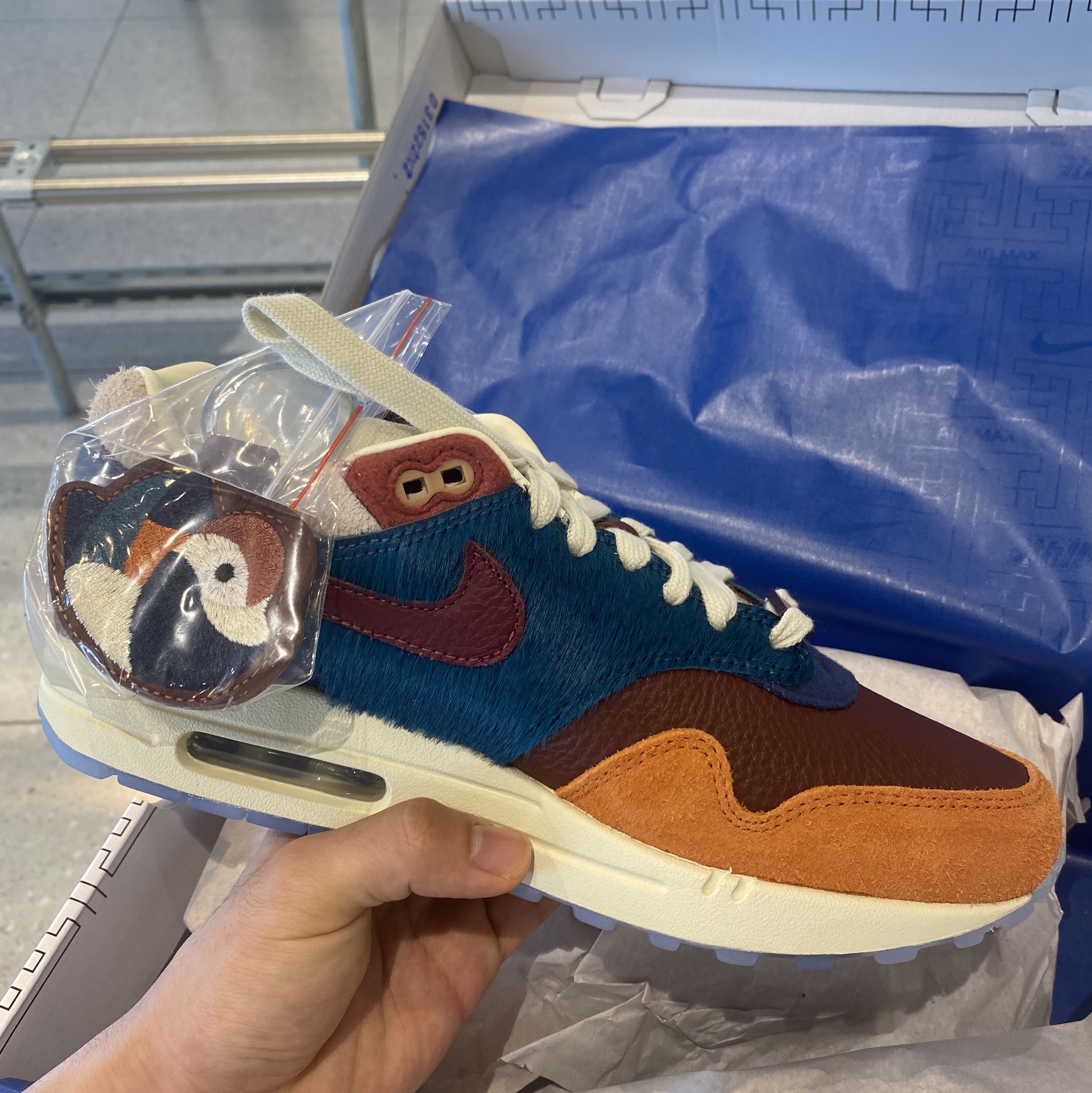 Nike x Kasina Air Max 1 SP Won-Ang Orange 착용 스타일