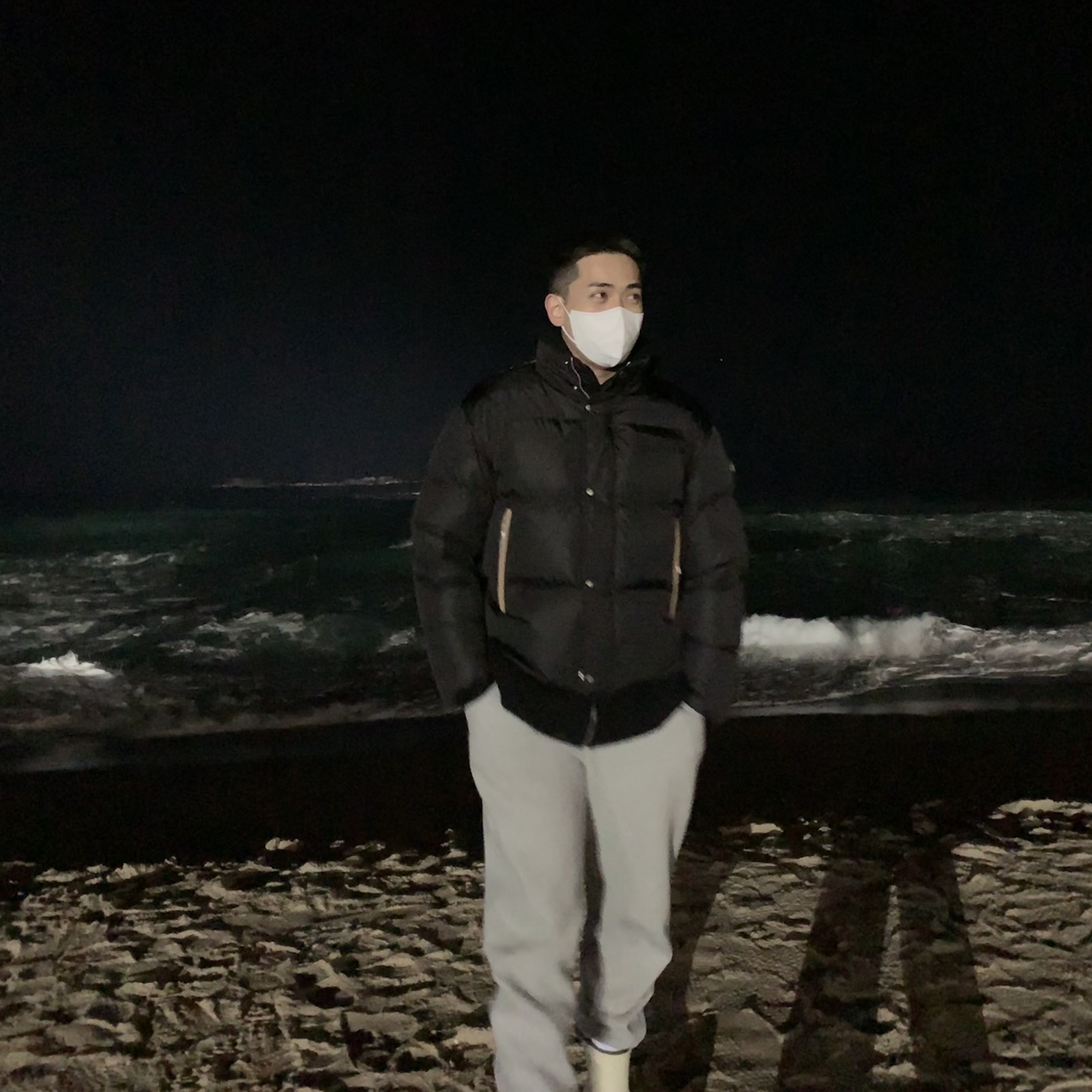 Moncler x Palm Angels Panamint Short Down Jacket Black - 21FW 착용 스타일