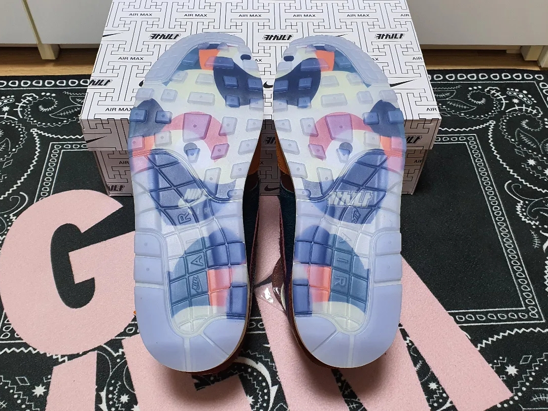 Nike x Kasina Air Max 1 SP Won-Ang Orange 착용 스타일 - 4
