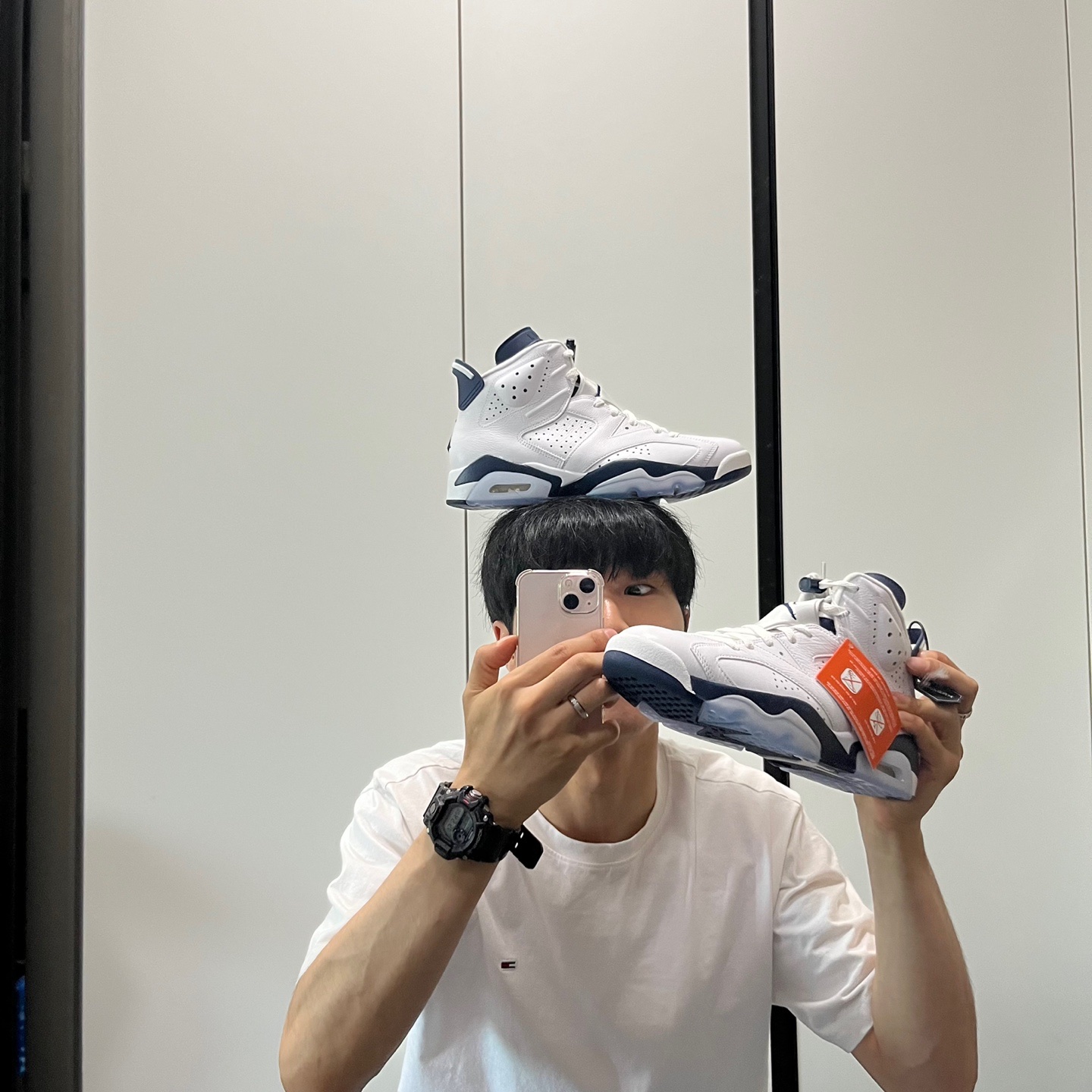 Jordan 6 Retro Midnight Navy 착용 스타일