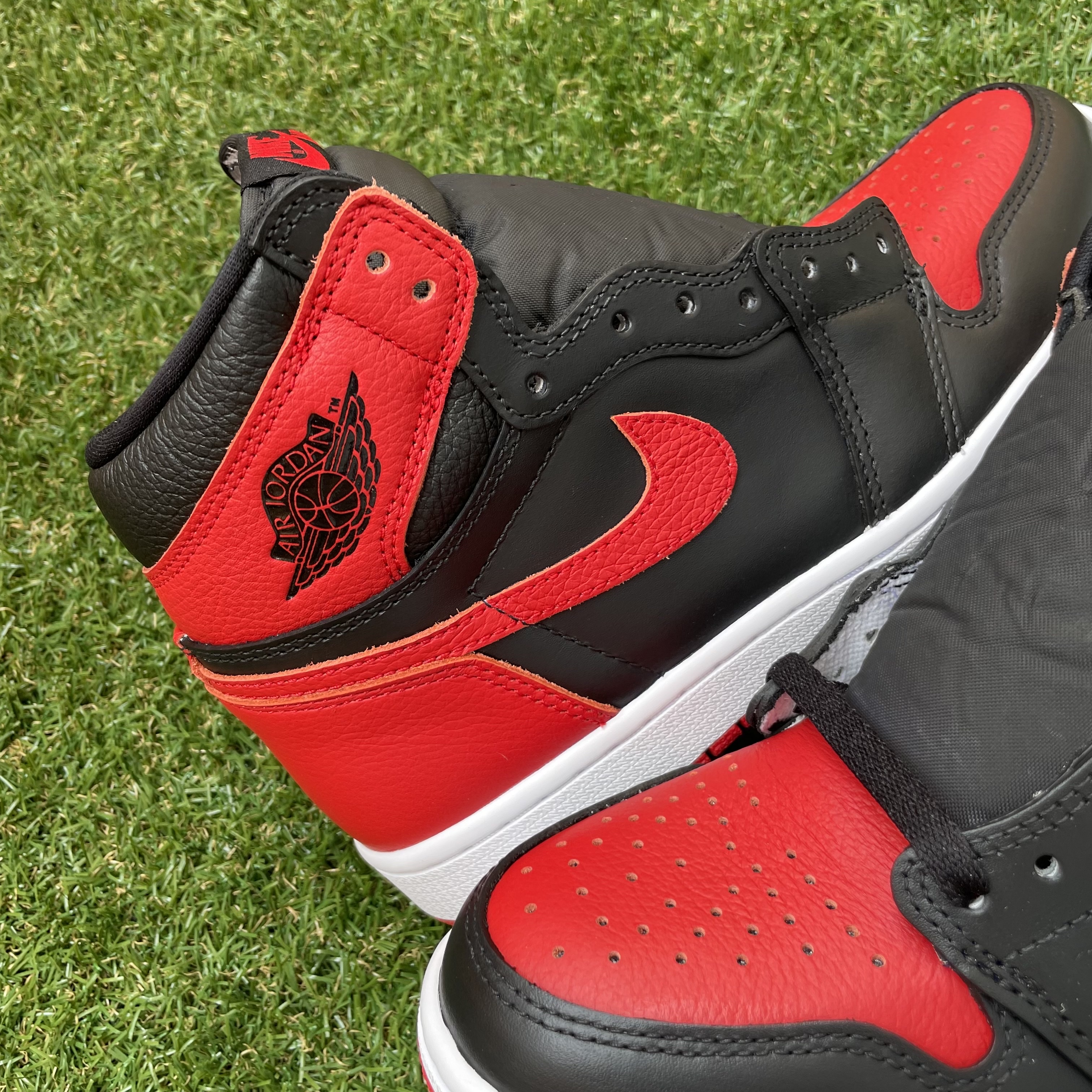Jordan 1 Retro High OG Heritage, Jordan 1 Retro High OG Bred Banned 2016 착용 스타일 - 2