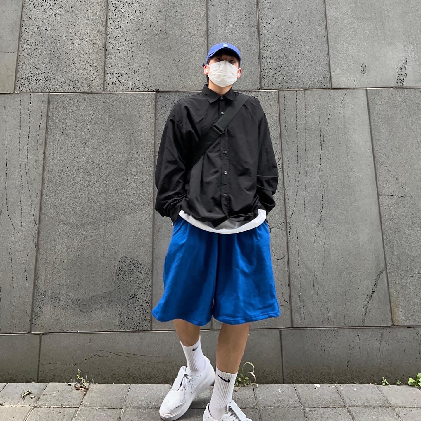 Nike x Peaceminusone Kwondo1 White 착용 스타일 - 1