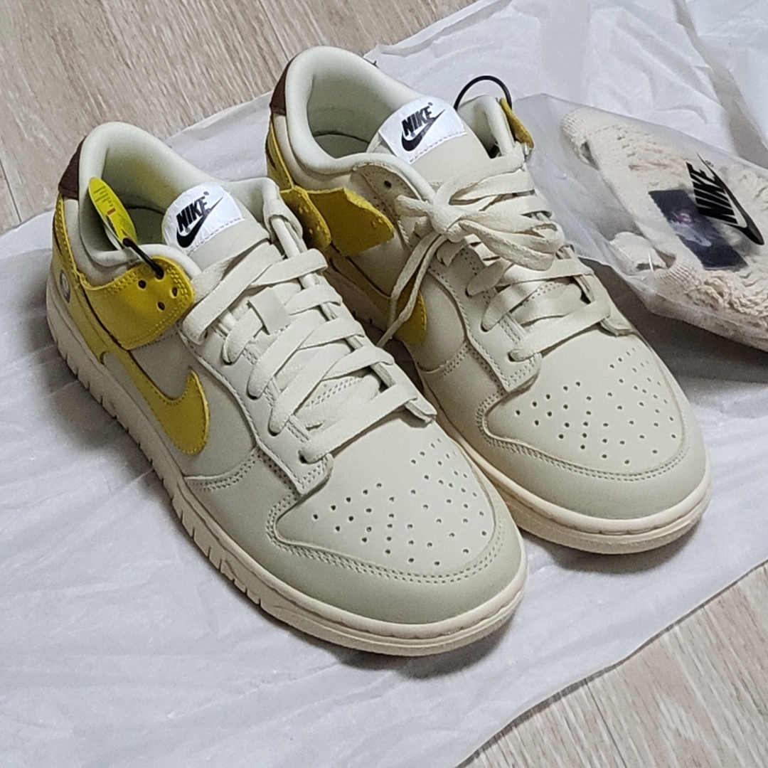 (W) Nike Dunk Low LX Banana 착용 스타일