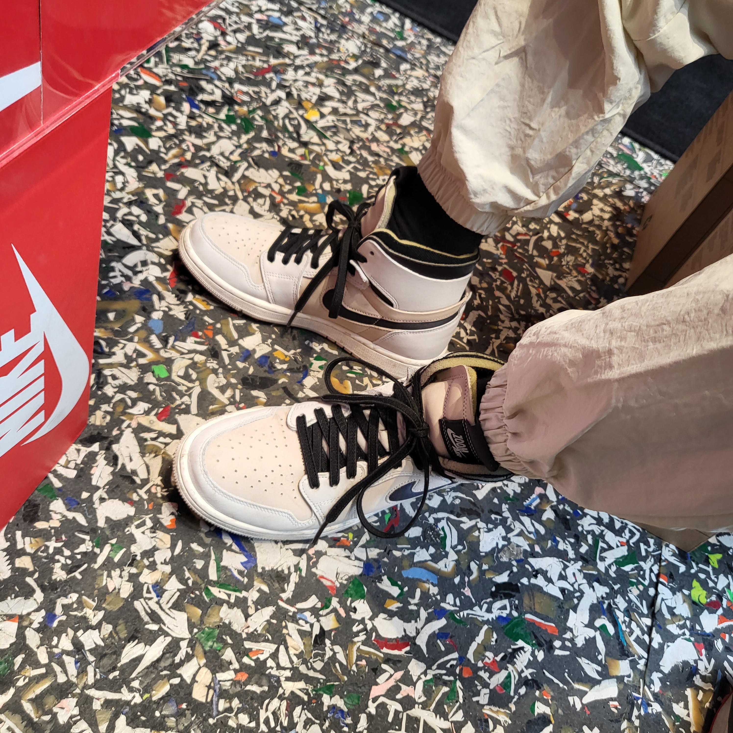 (W) Jordan 1 Zoom Air CMFT Summit Sail 착용 스타일