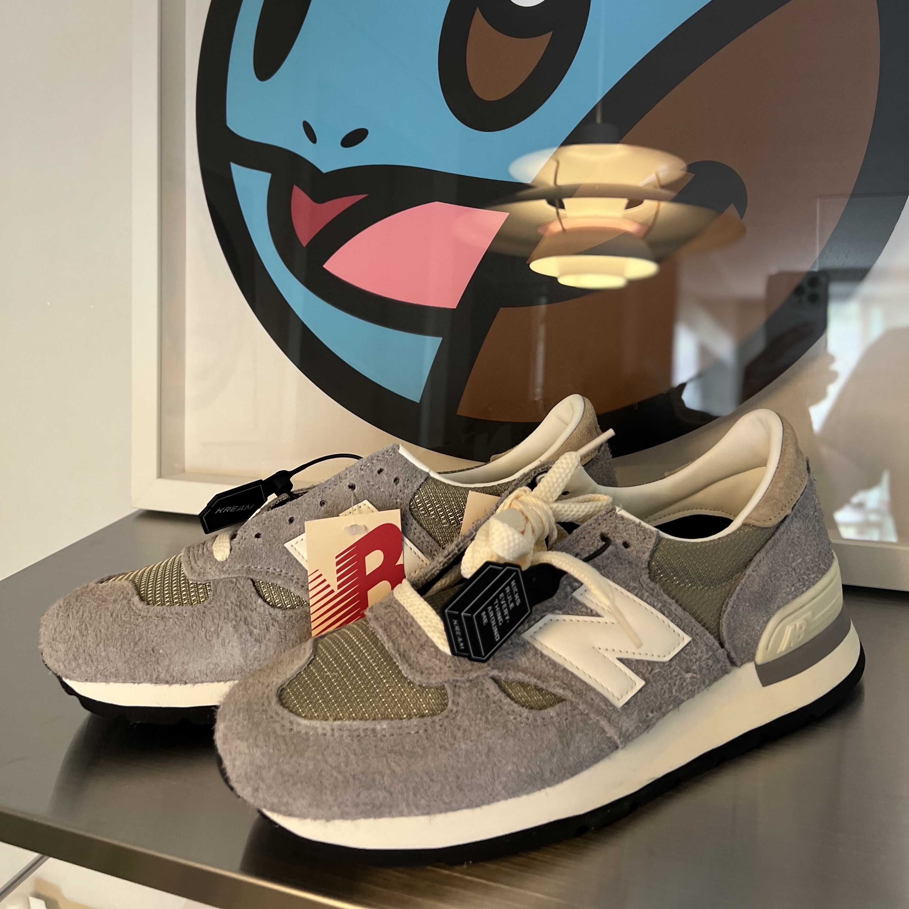New Balance 990v1 Made in USA Marblehead Incense 착용 스타일