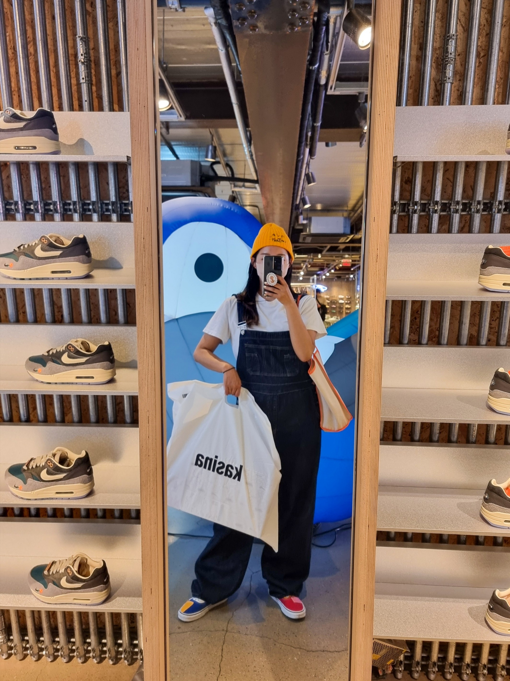 Nike x Kasina Air Max 1 SP Won-Ang Orange 착용 스타일 - 2