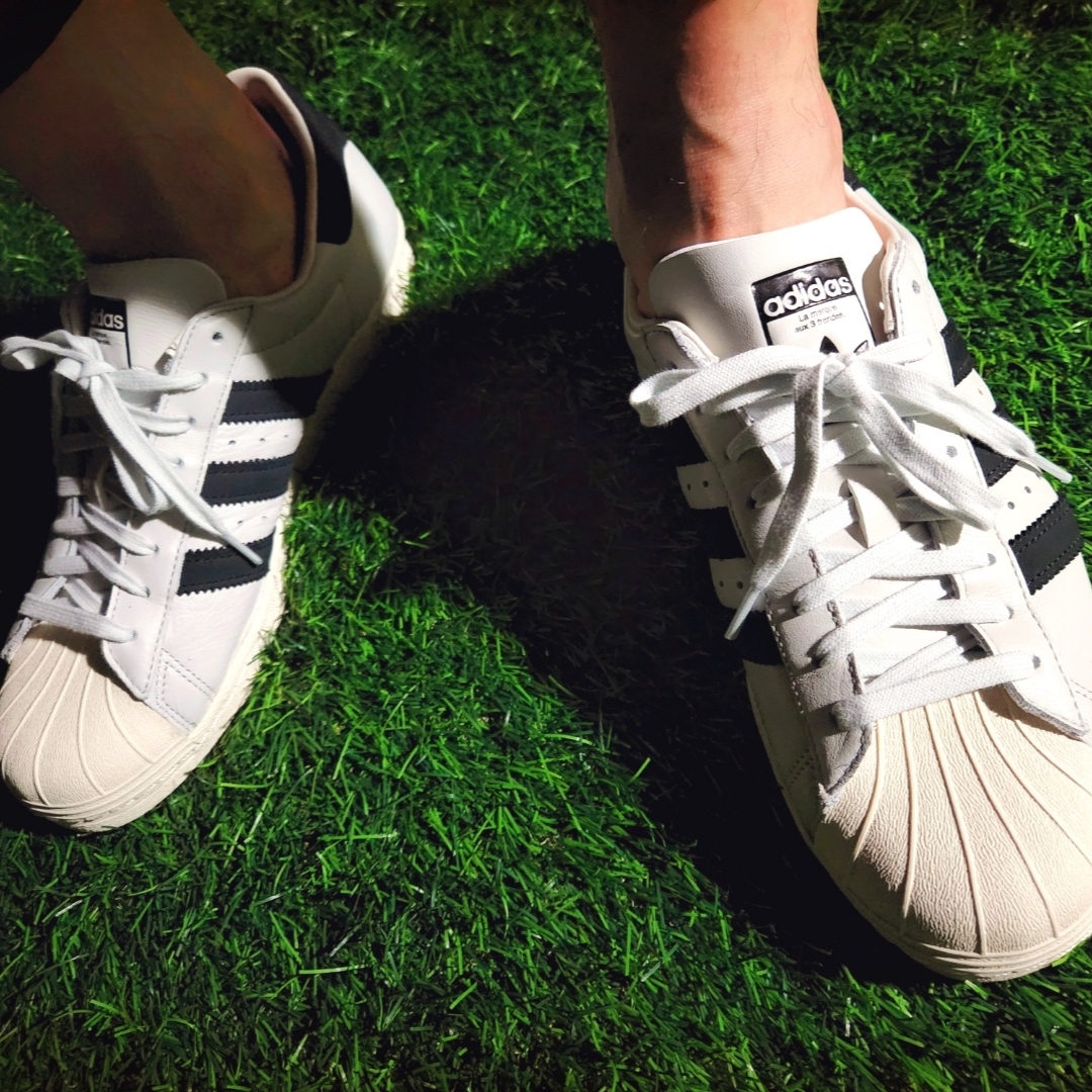 Adidas Superstar Recon White Black 착용 스타일 - 4