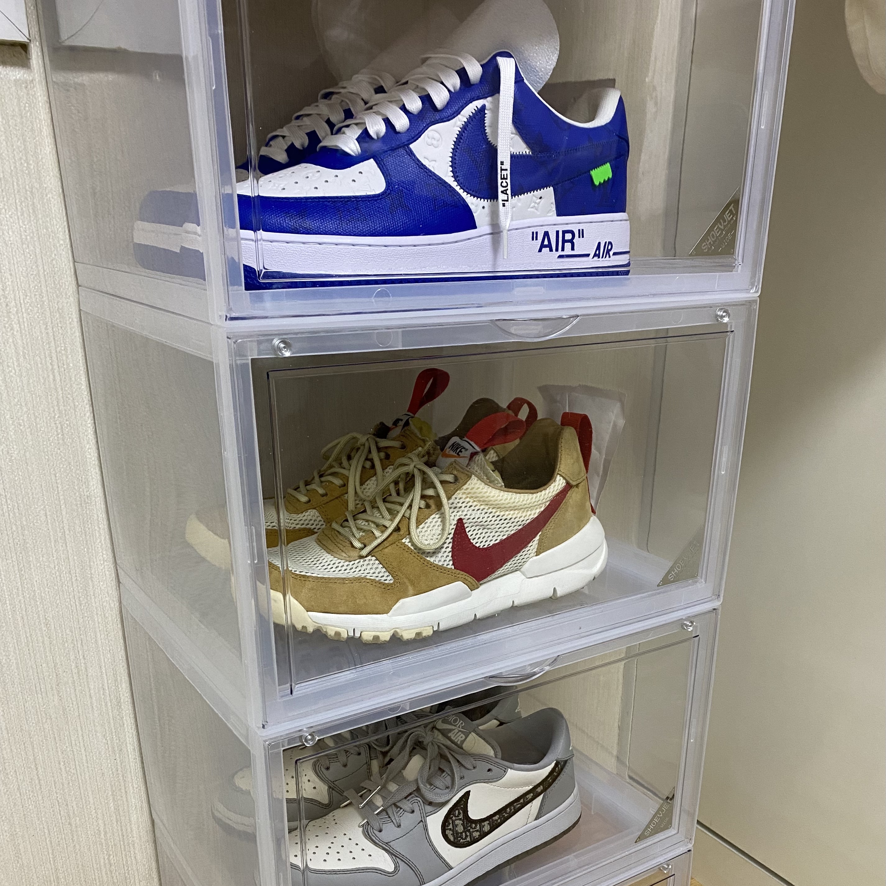 Jordan 1 x Dior Low OG, Nike x Tom Sachs Mars Yard Shoe 2.0 Space Camp 착용 스타일