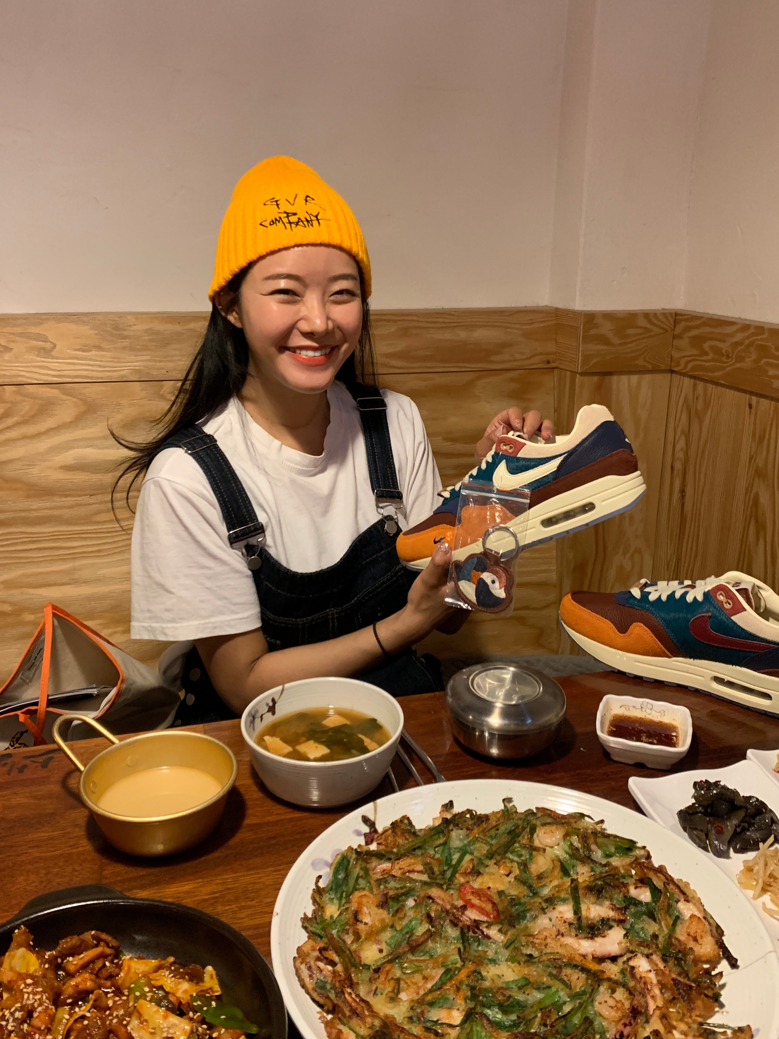 Nike x Kasina Air Max 1 SP Won-Ang Orange 착용 스타일 - 1