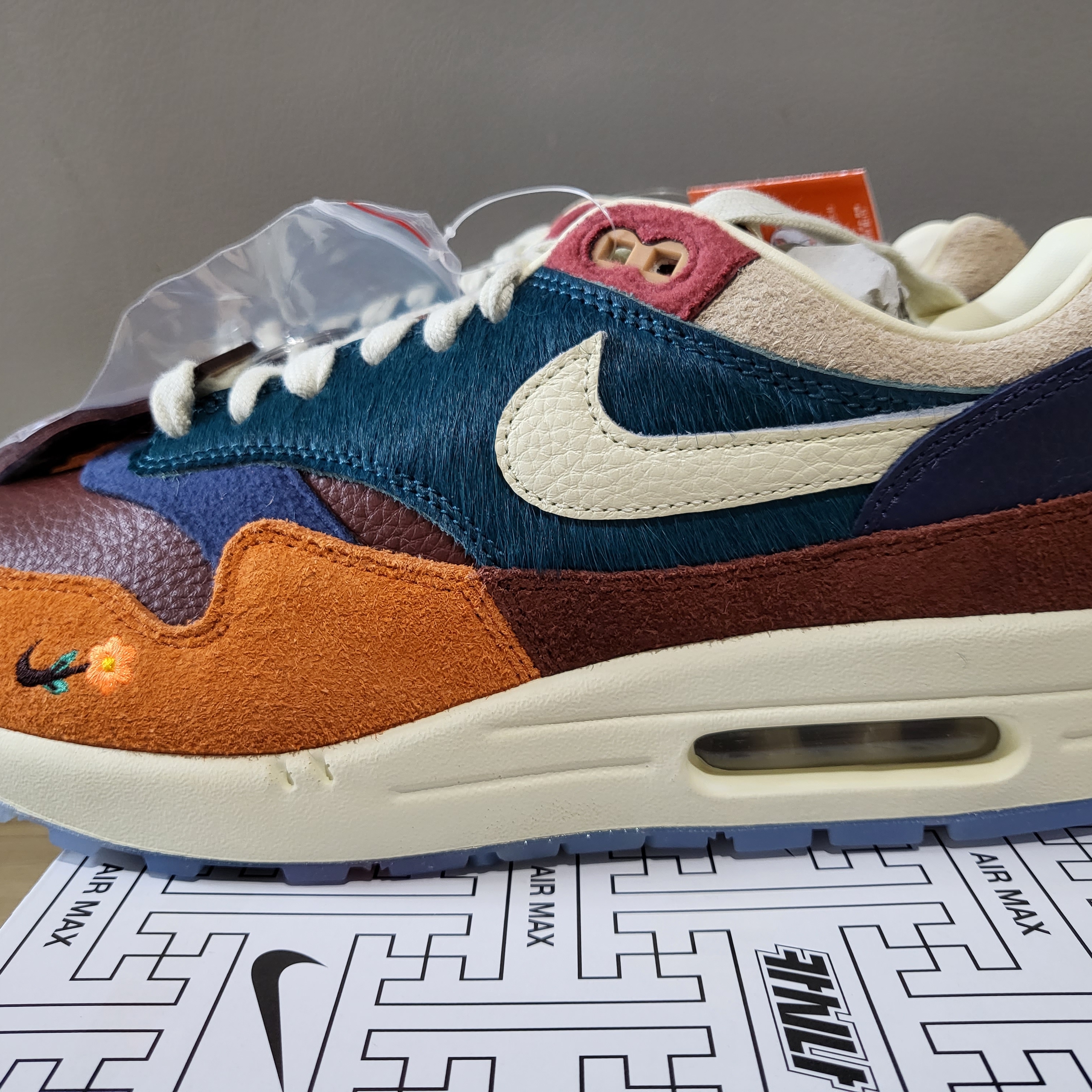 Nike x Kasina Air Max 1 SP Won-Ang Orange 착용 스타일 - 1