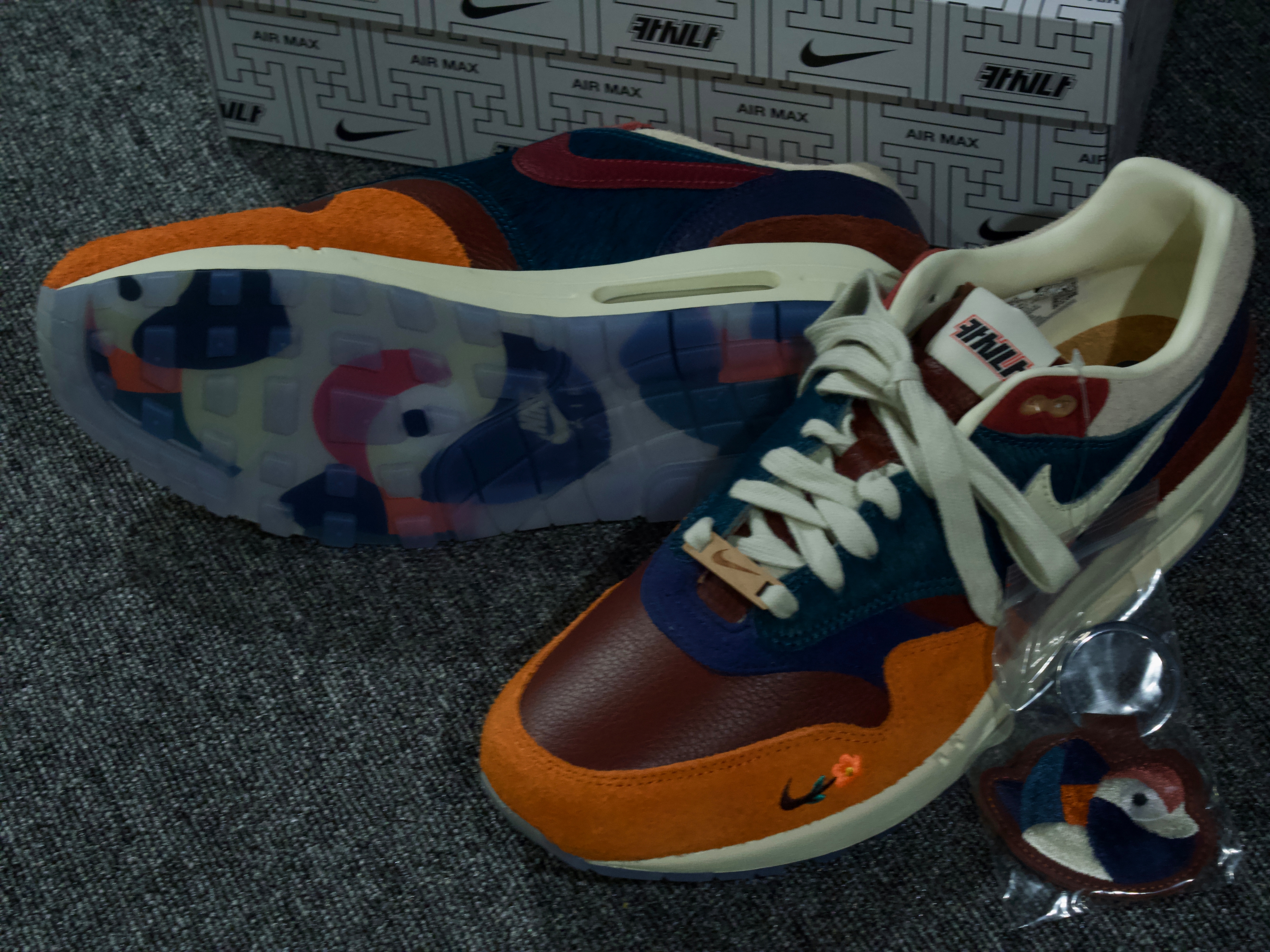 Nike x Kasina Air Max 1 SP Won-Ang Orange 착용 스타일