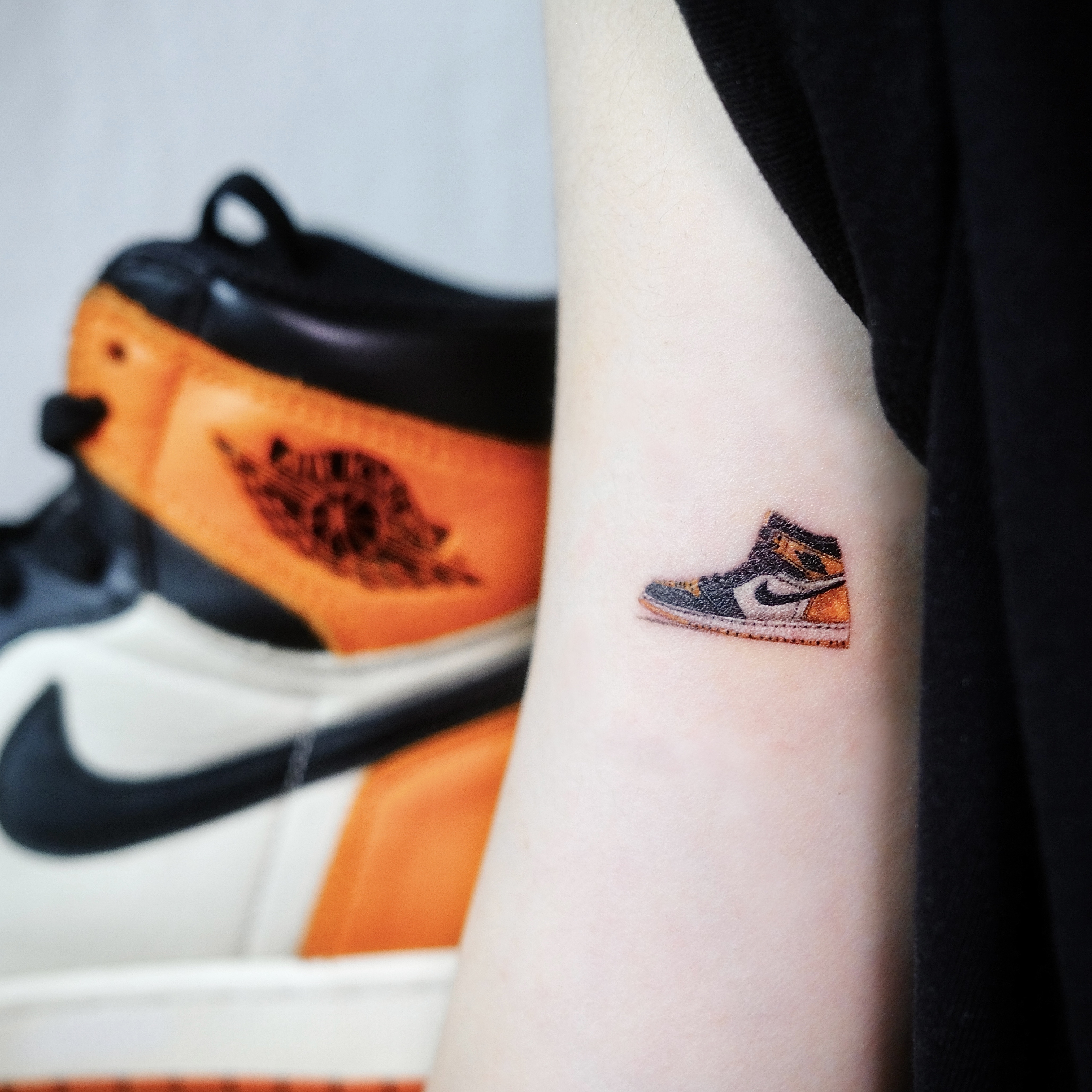 Jordan 1 Retro Shattered Backboard 착용 스타일