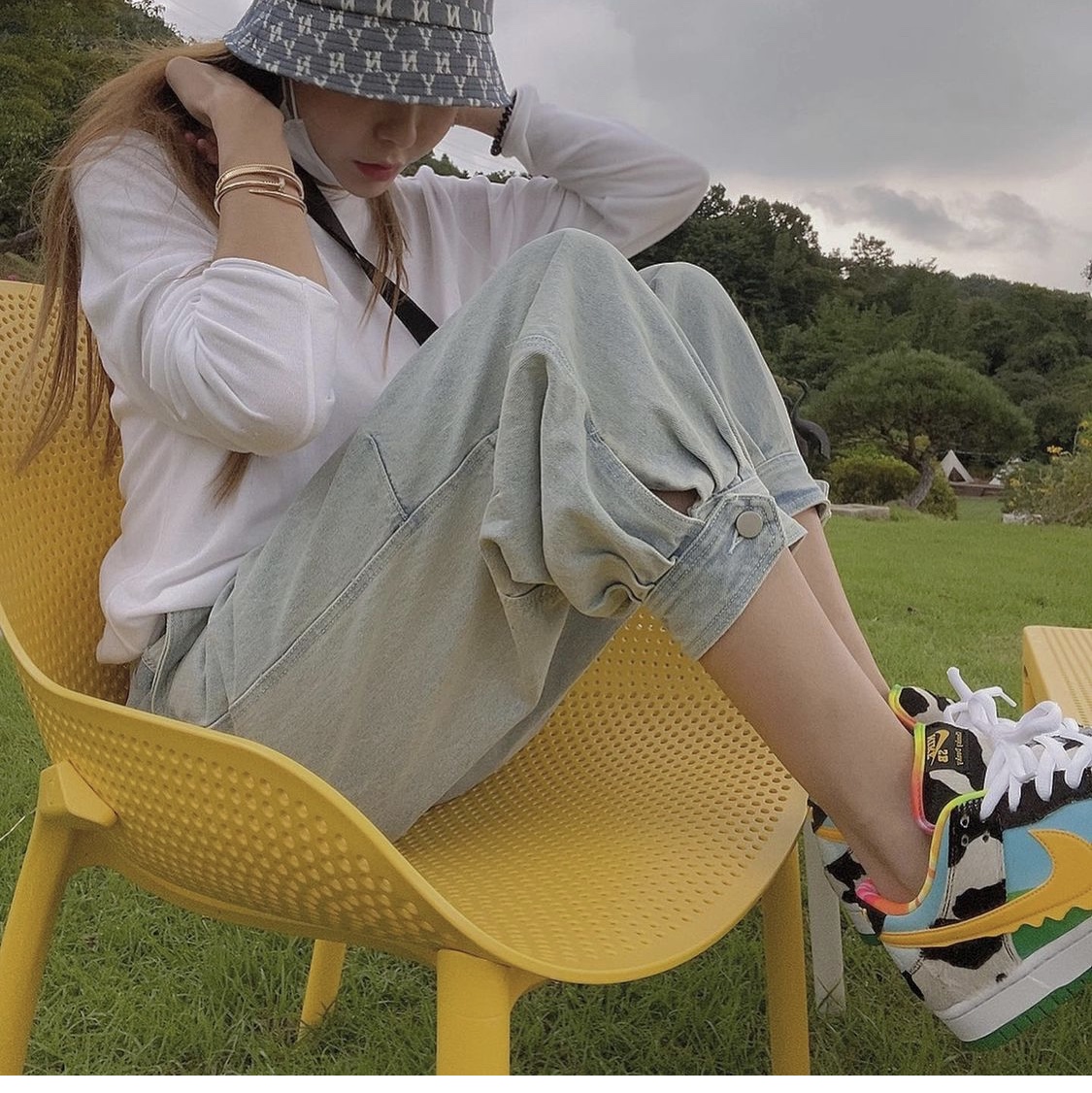 Nike x Ben & Jerry's SB Dunk Low Chunky Dunky 착용 스타일 - 2