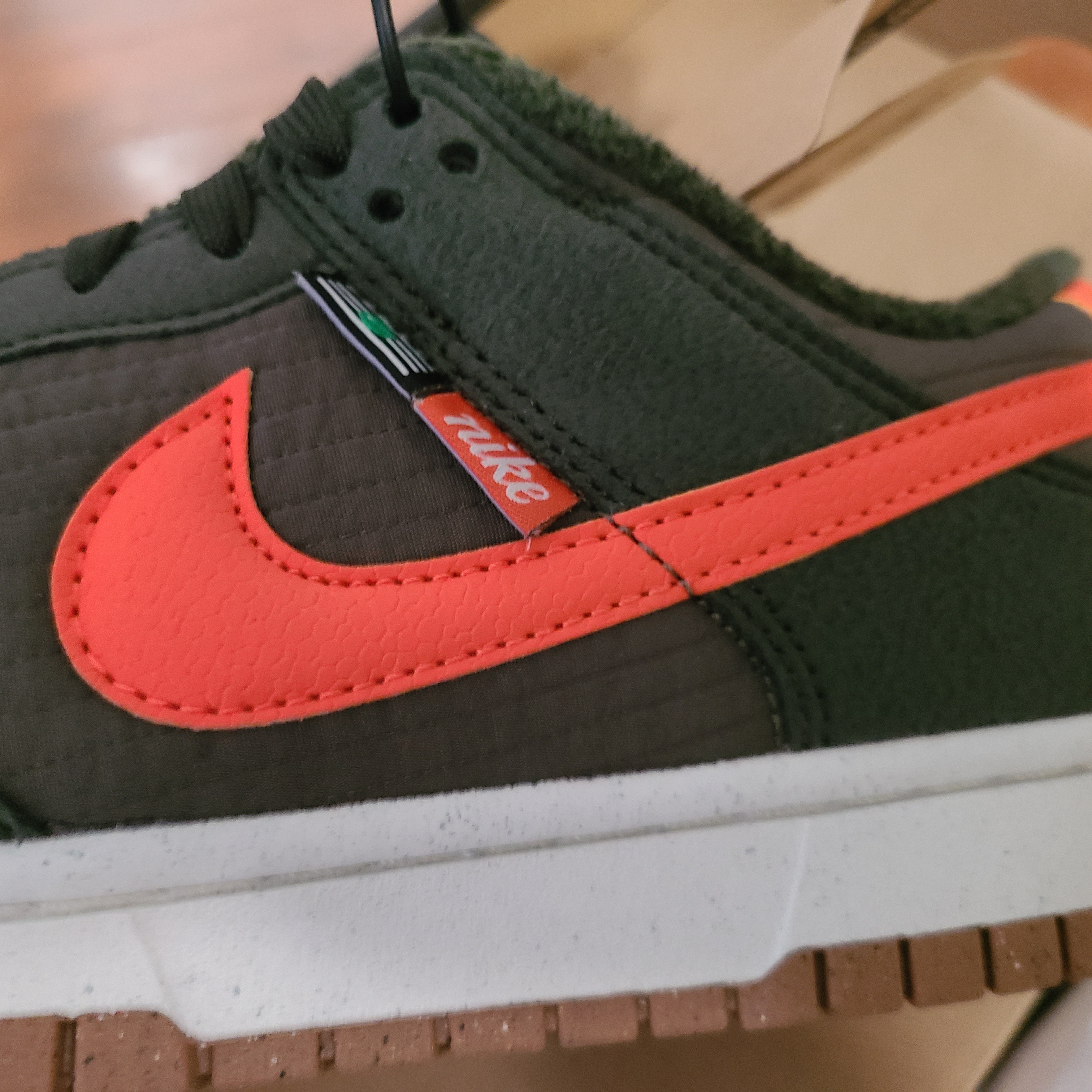 Nike Dunk Low Retro Next Nature Sequoia Olive 착용 스타일 - 1