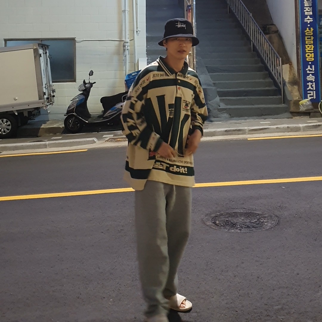 Nike x Cactus Plant Flea Market Long Sleeve Polo Natural - Asia 착용 스타일 - 1