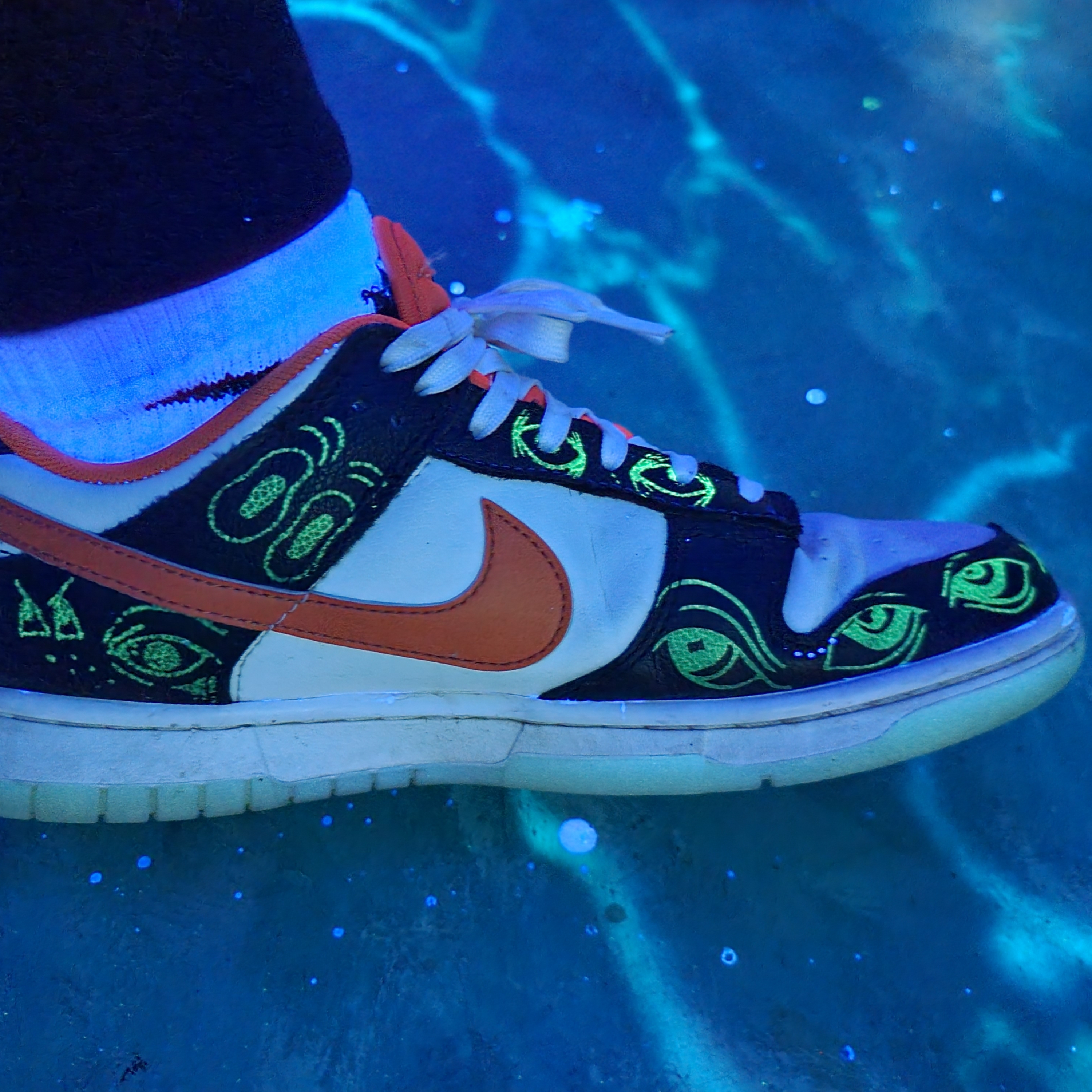 Nike Dunk Low Retro PRM Halloween 착용 스타일 - 3