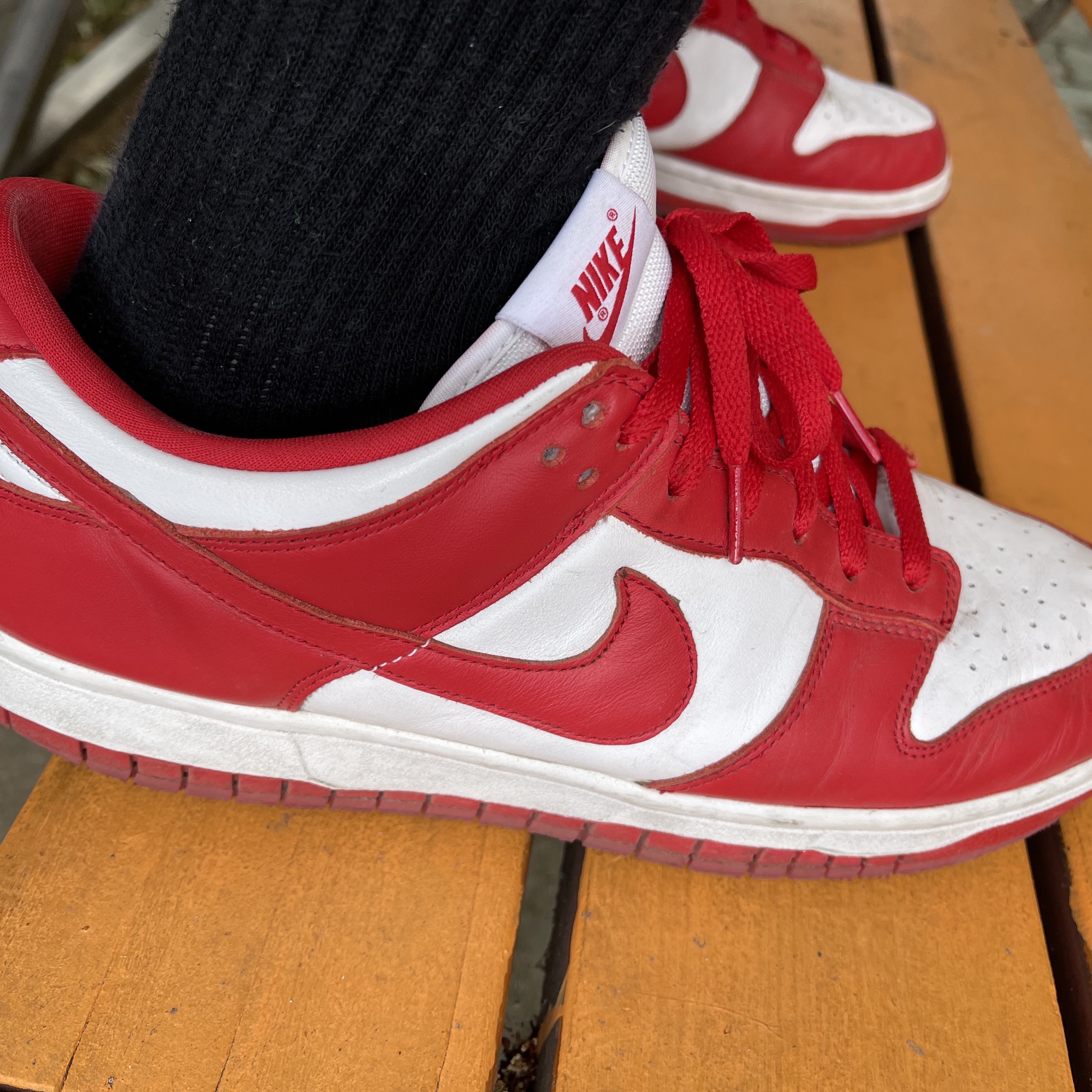 Nike Dunk Low SP University Red 2020 착용 스타일 - 3