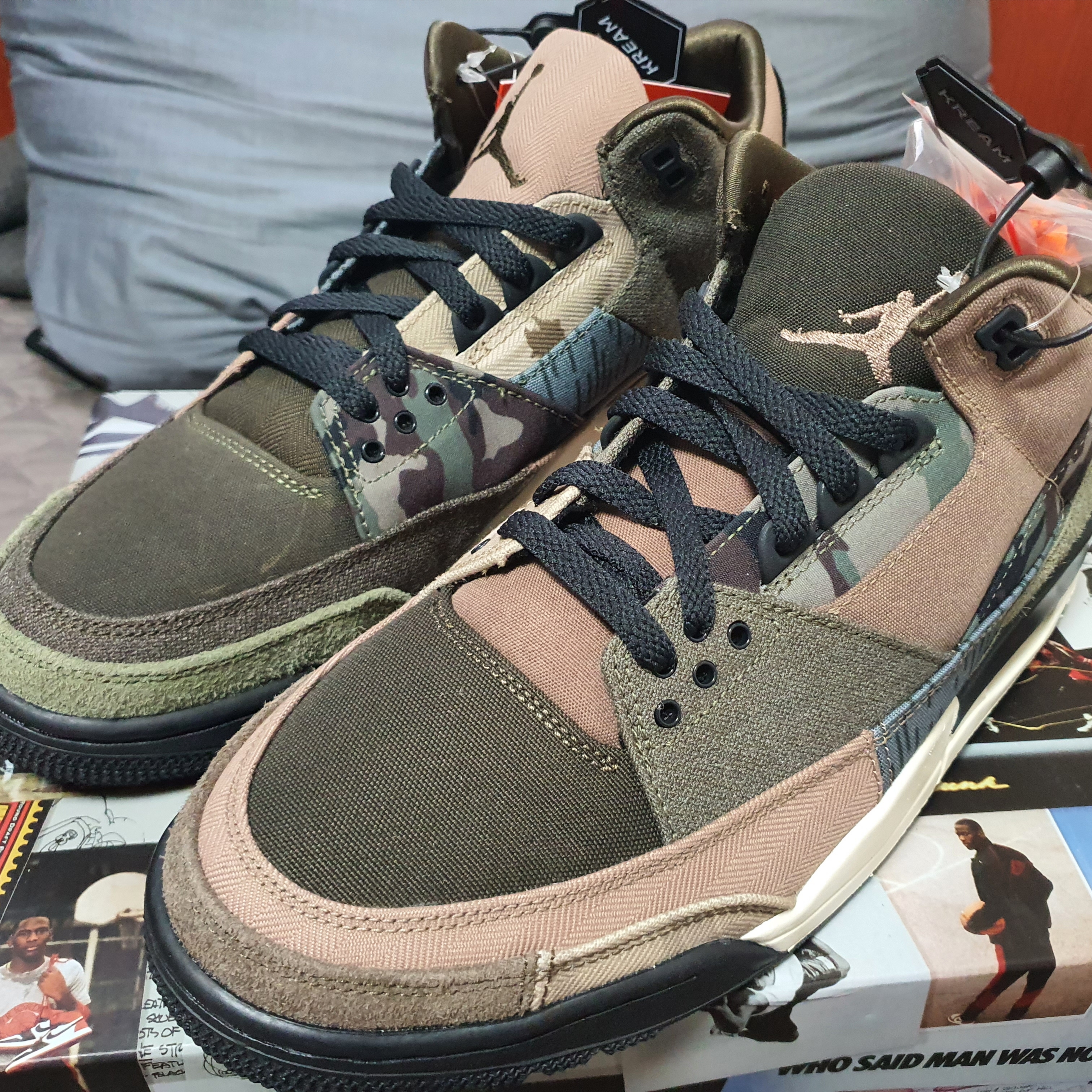 Jordan 3 Retro SE Patchwork 착용 스타일