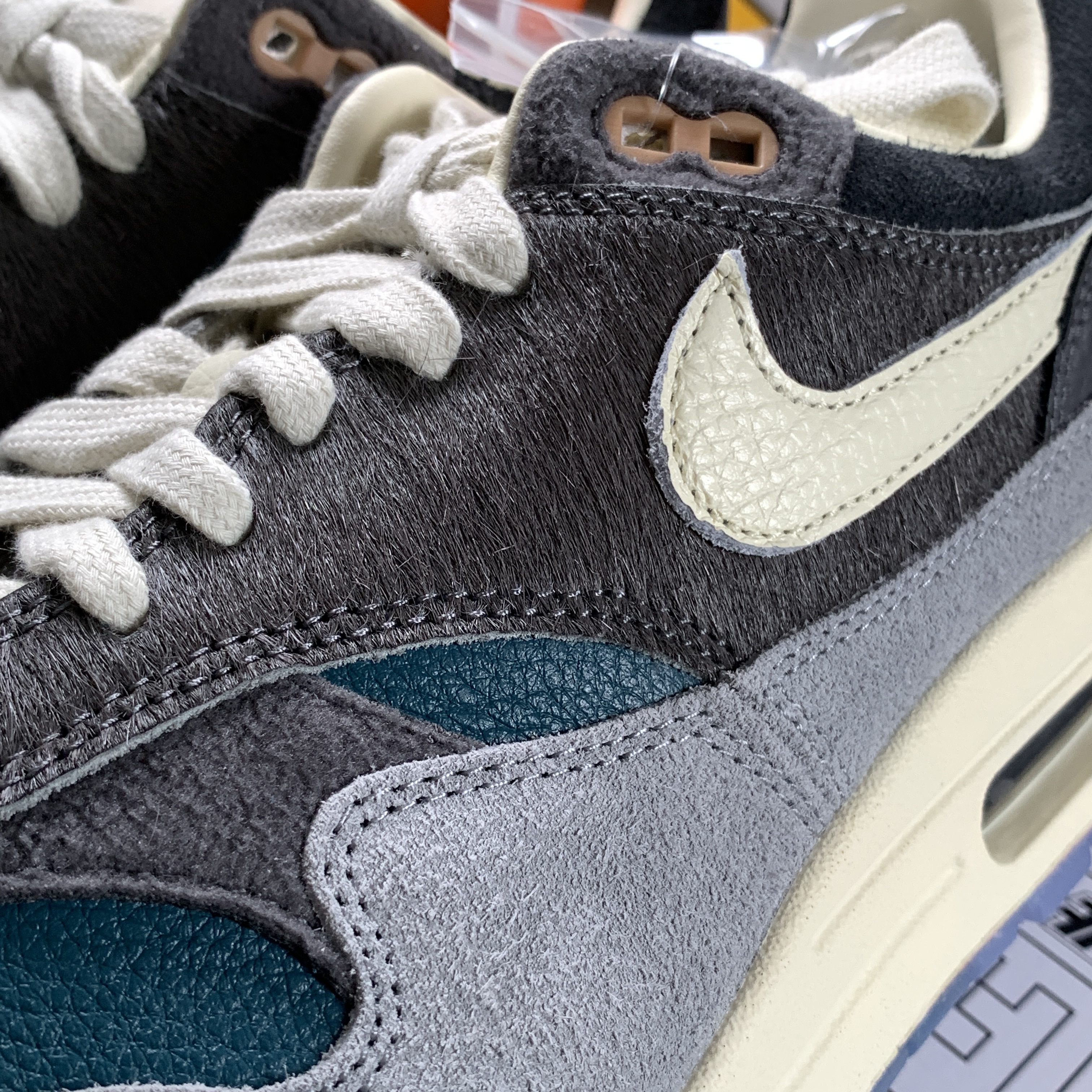 Nike x Kasina Air Max 1 SP Won-Ang Particle Grey 착용 스타일 - 3