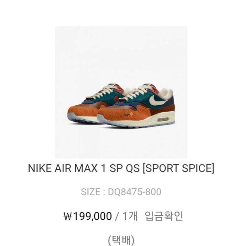 Nike x Kasina Air Max 1 SP Won-Ang Orange 착용 스타일 - 1
