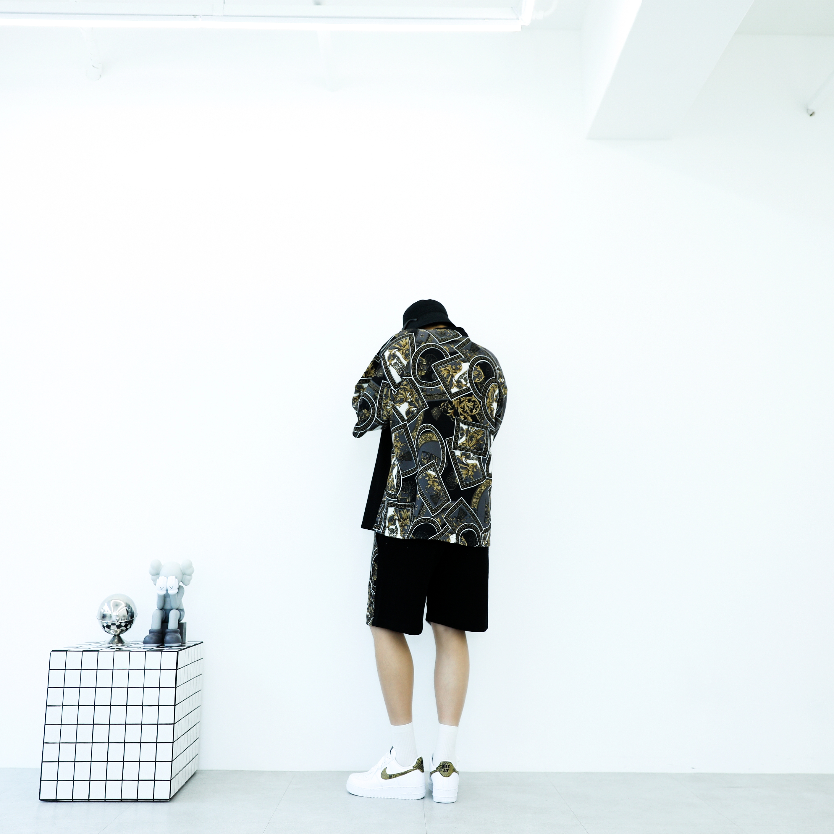 Nike Air Force 1 Low Retro PRM QS Ivory Snake 2019 착용 스타일 - 2