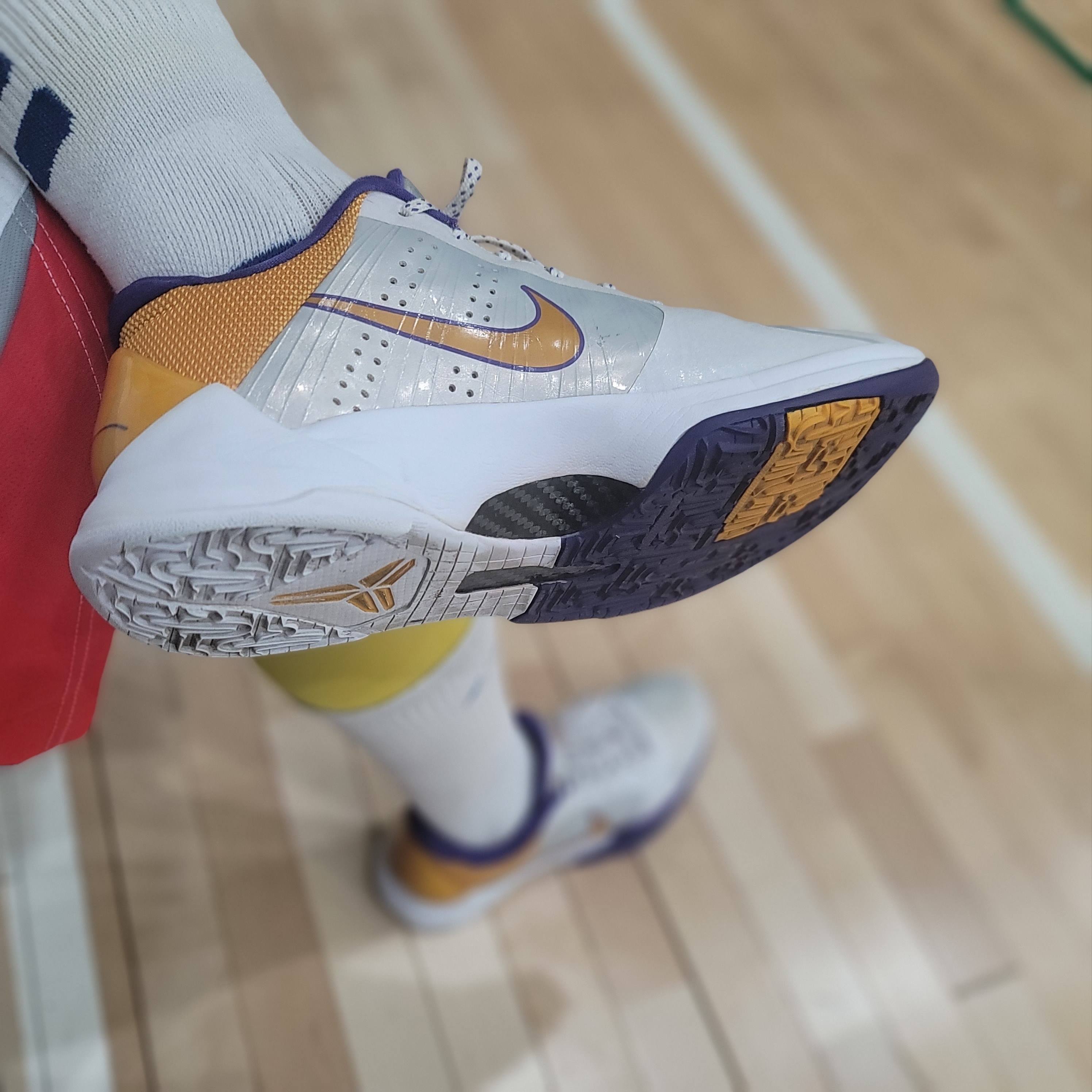 Nike Kobe 5 Lakers 착용 스타일 - 4
