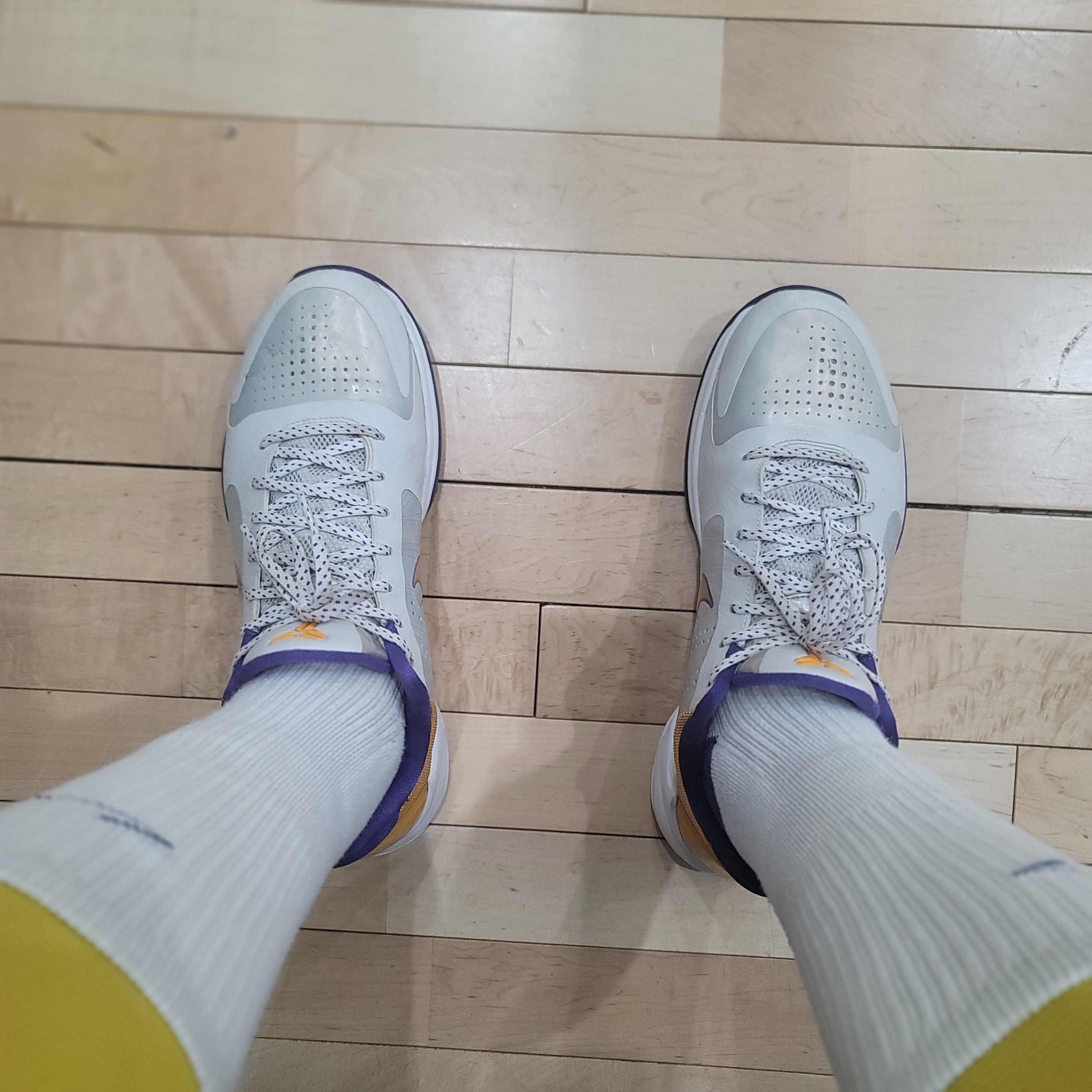 Nike Kobe 5 Lakers 착용 스타일 - 1