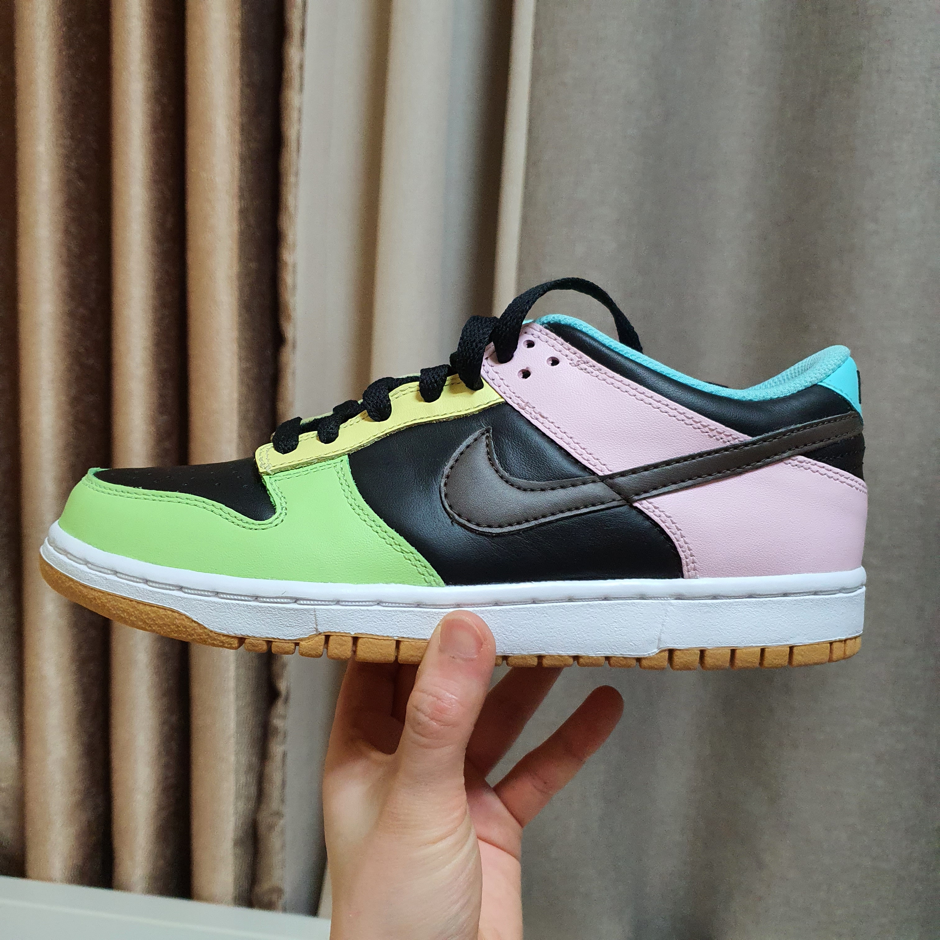 (GS) Nike Dunk Low SE Free.99 Black 착용 스타일