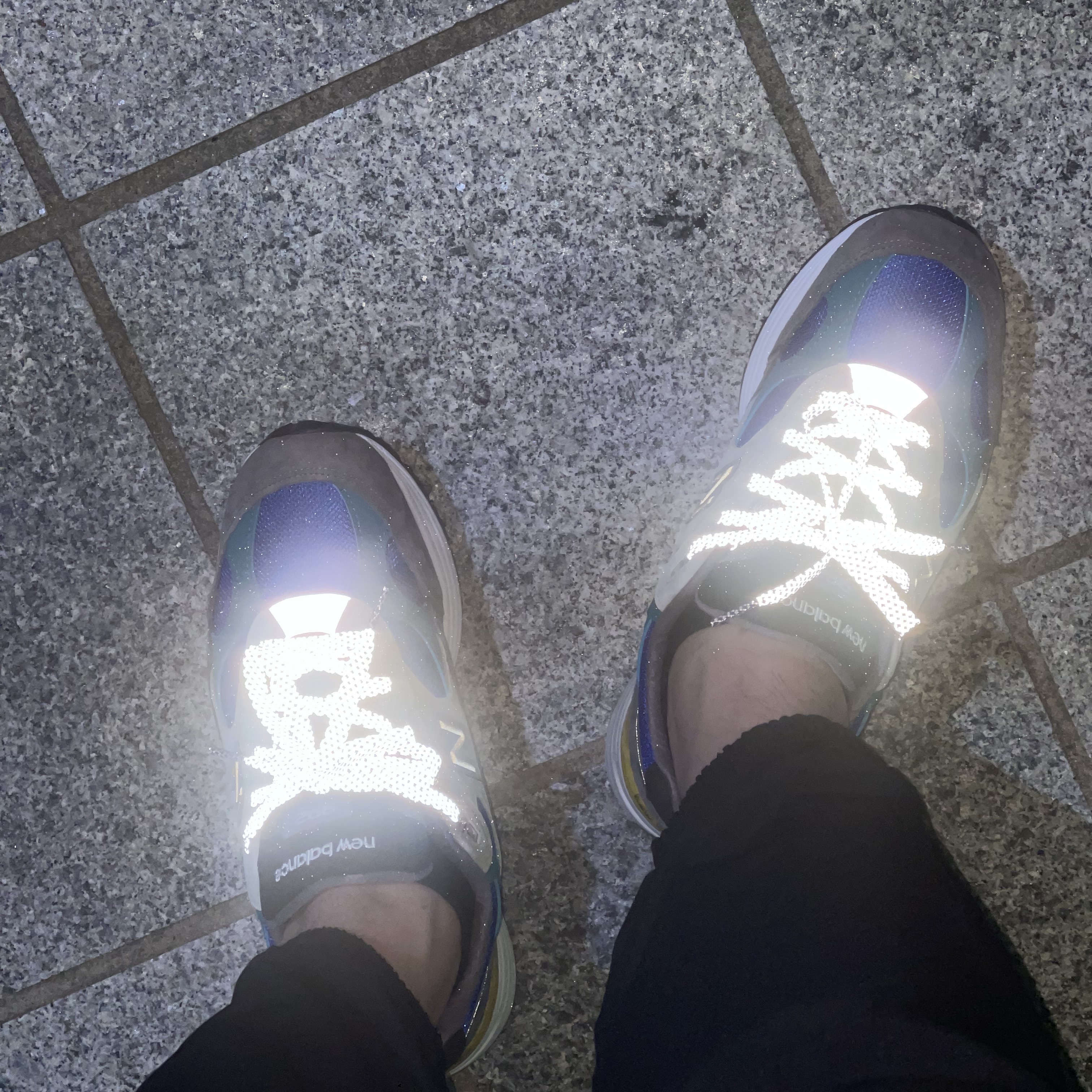 New Balance x Billy's 992 Made in USA Grey Blue Teal 착용 스타일
