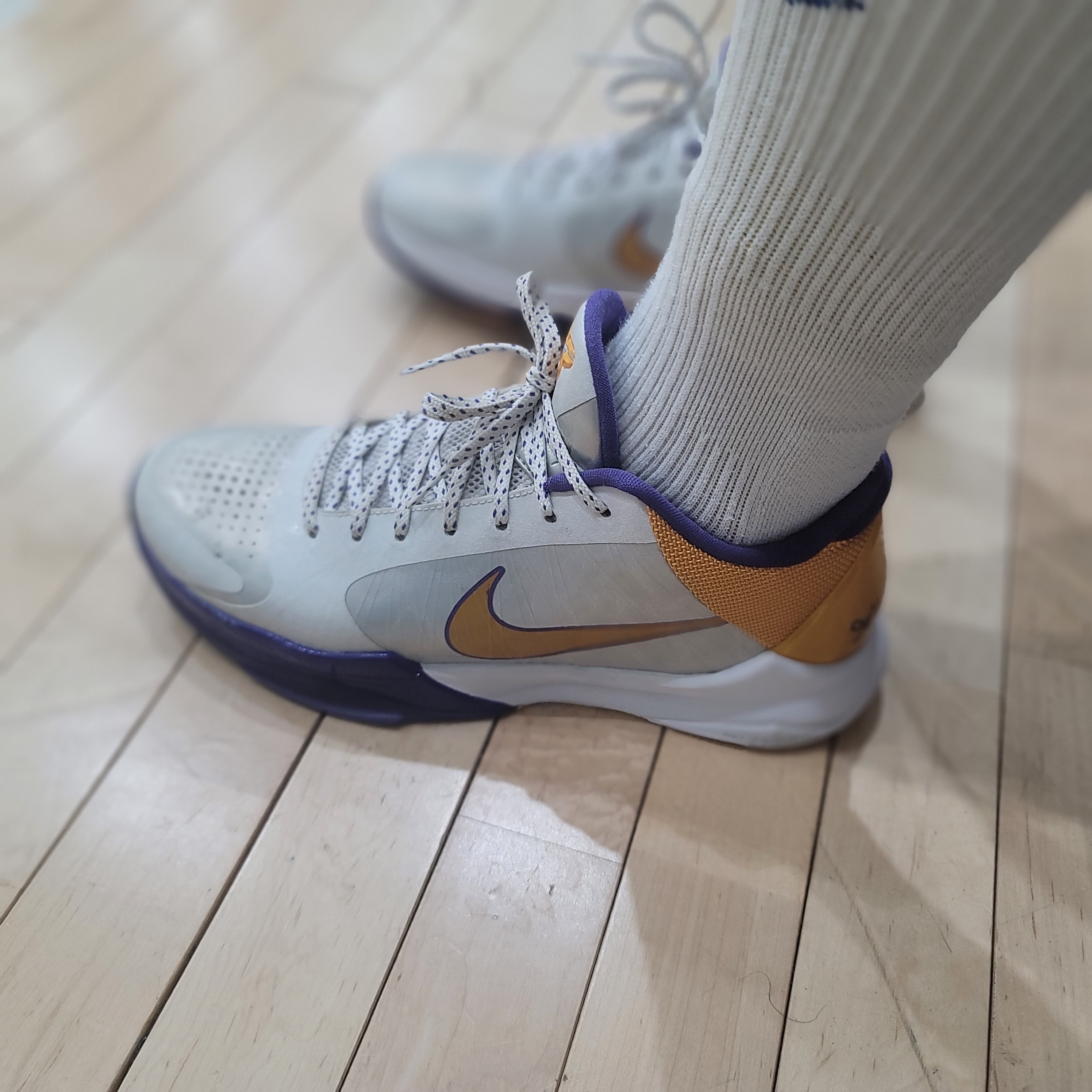 Nike Kobe 5 Lakers 착용 스타일 - 2