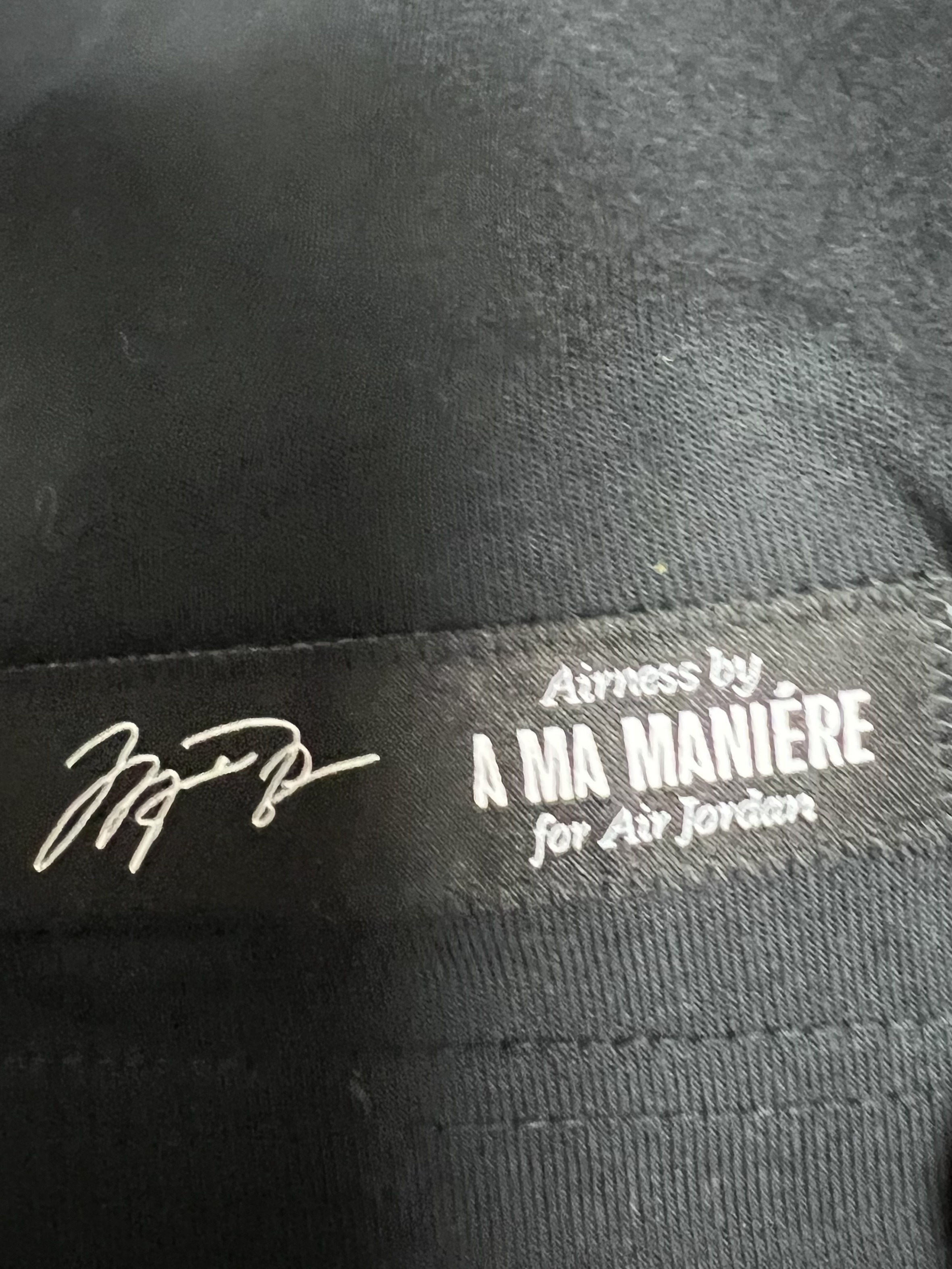 Jordan x A Ma Maniere L/S T-Shirt Black - Asia 착용 스타일 - 2