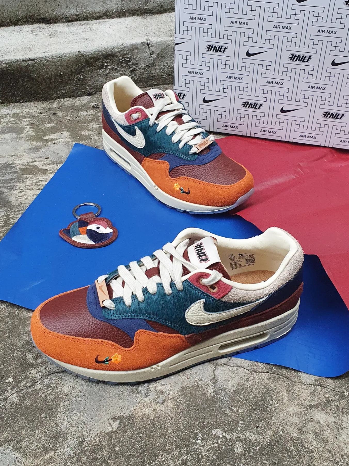 Nike x Kasina Air Max 1 SP Won-Ang Orange 착용 스타일 - 3
