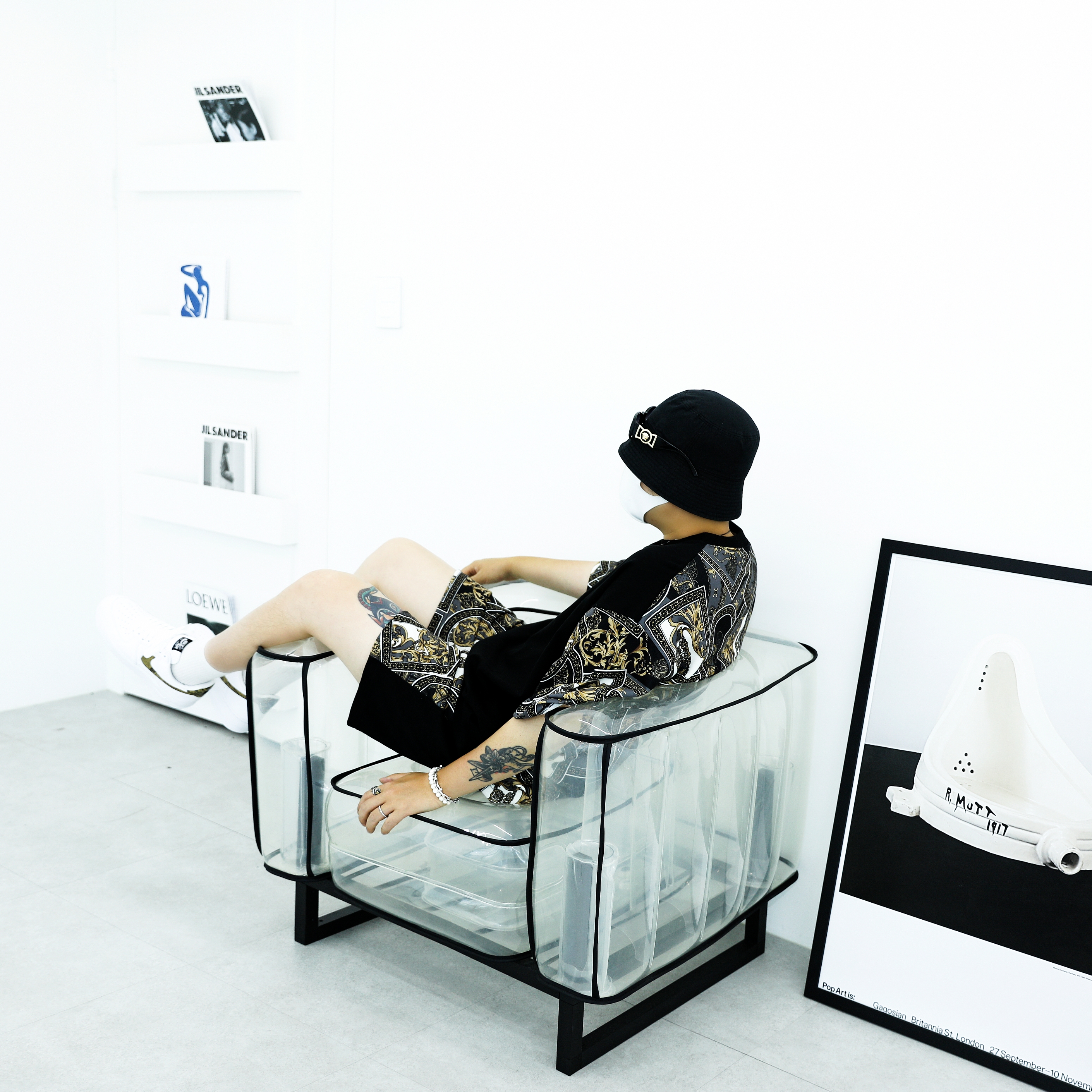 Nike Air Force 1 Low Retro PRM QS Ivory Snake 2019 착용 스타일 - 5