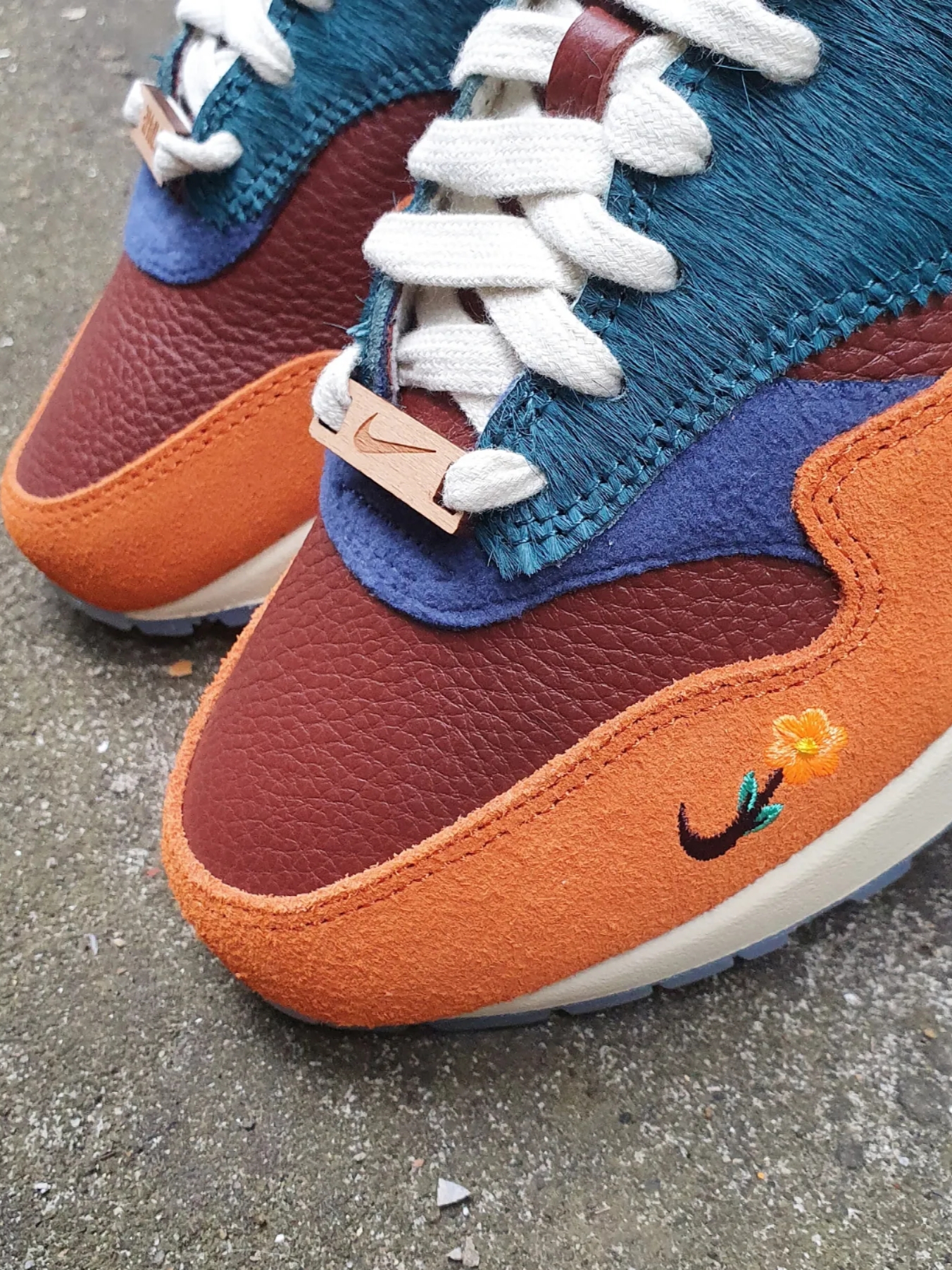 Nike x Kasina Air Max 1 SP Won-Ang Orange 착용 스타일 - 4