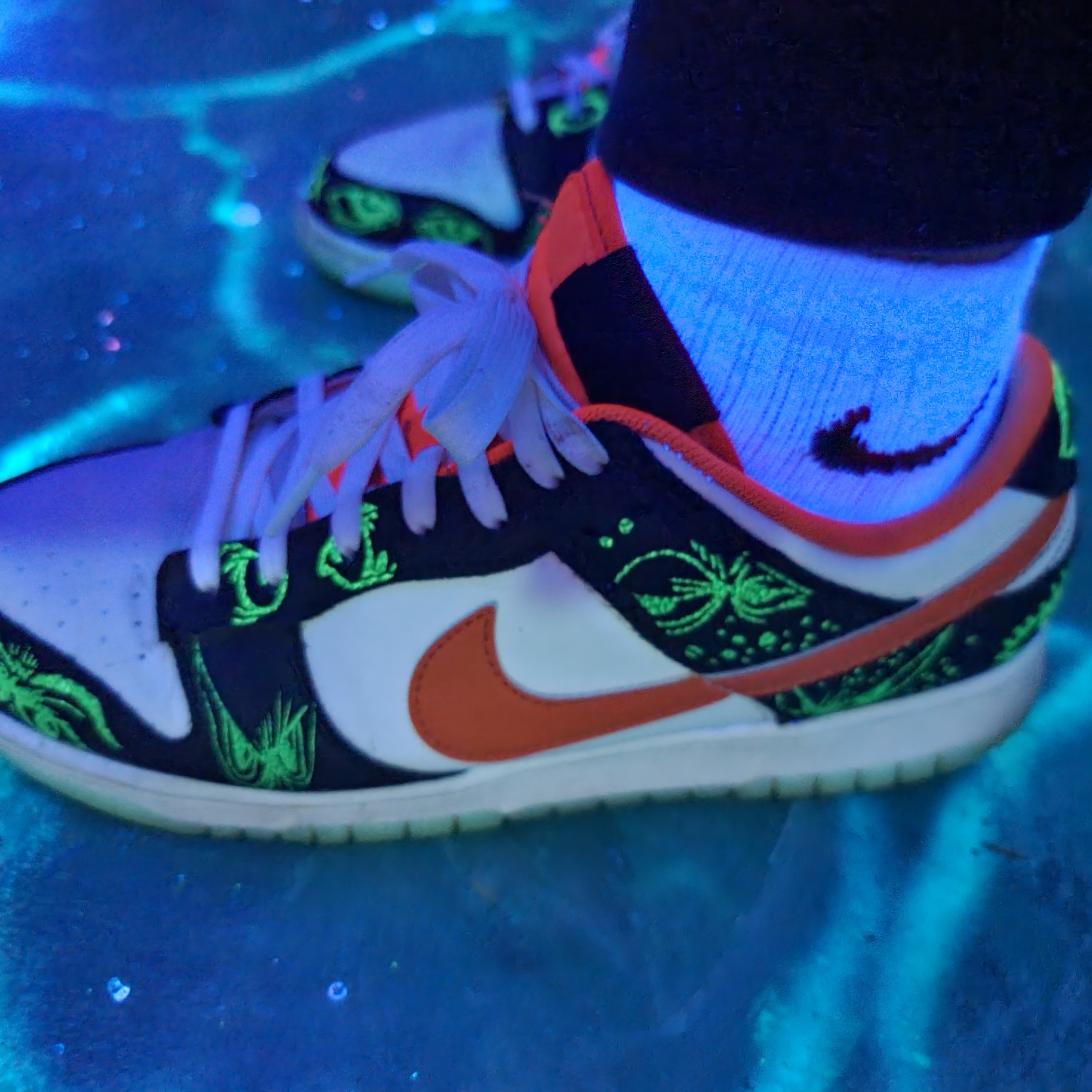 Nike Dunk Low Retro PRM Halloween 착용 스타일 - 2