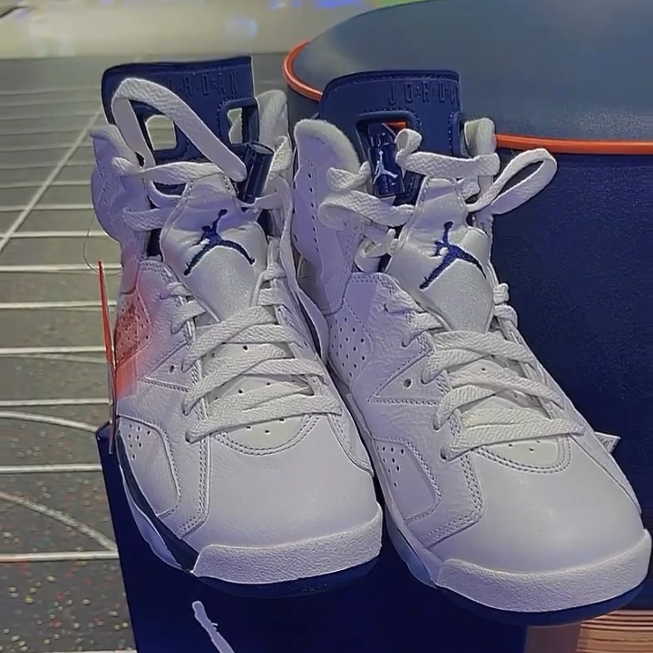 Jordan 6 Retro Midnight Navy 착용 스타일 - 1