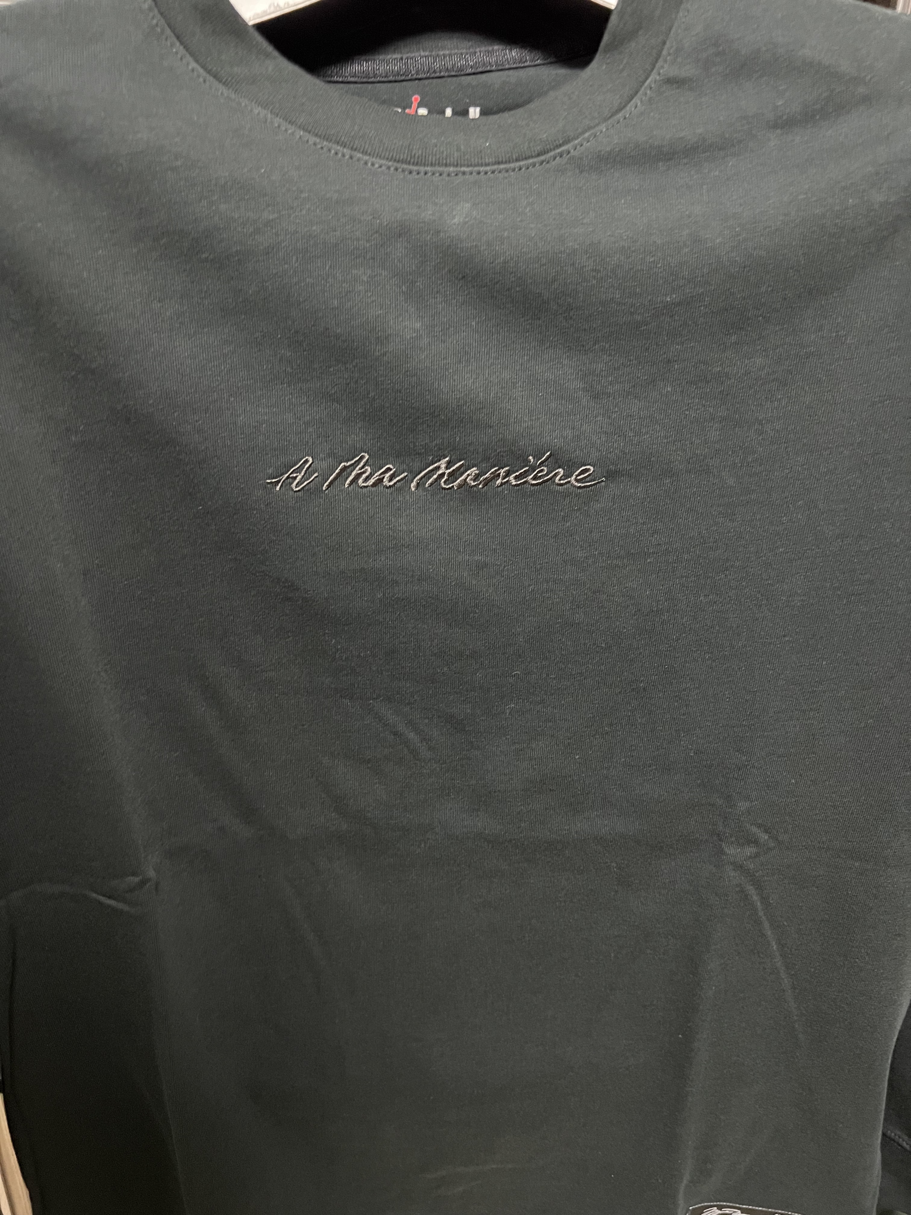 Jordan x A Ma Maniere L/S T-Shirt Black - Asia 착용 스타일 - 1