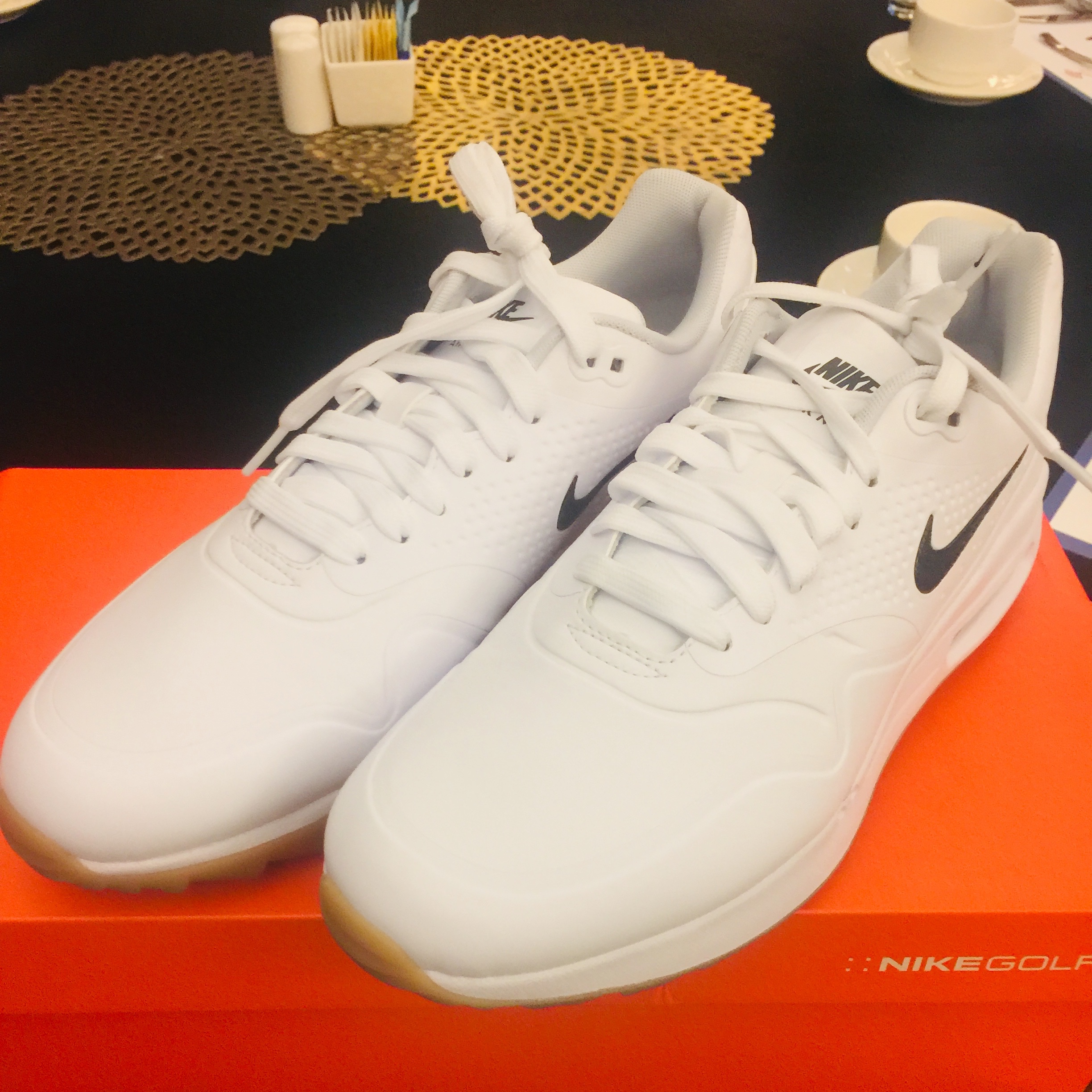 Nike Air Max 1 G White Gum 착용 스타일 - 4