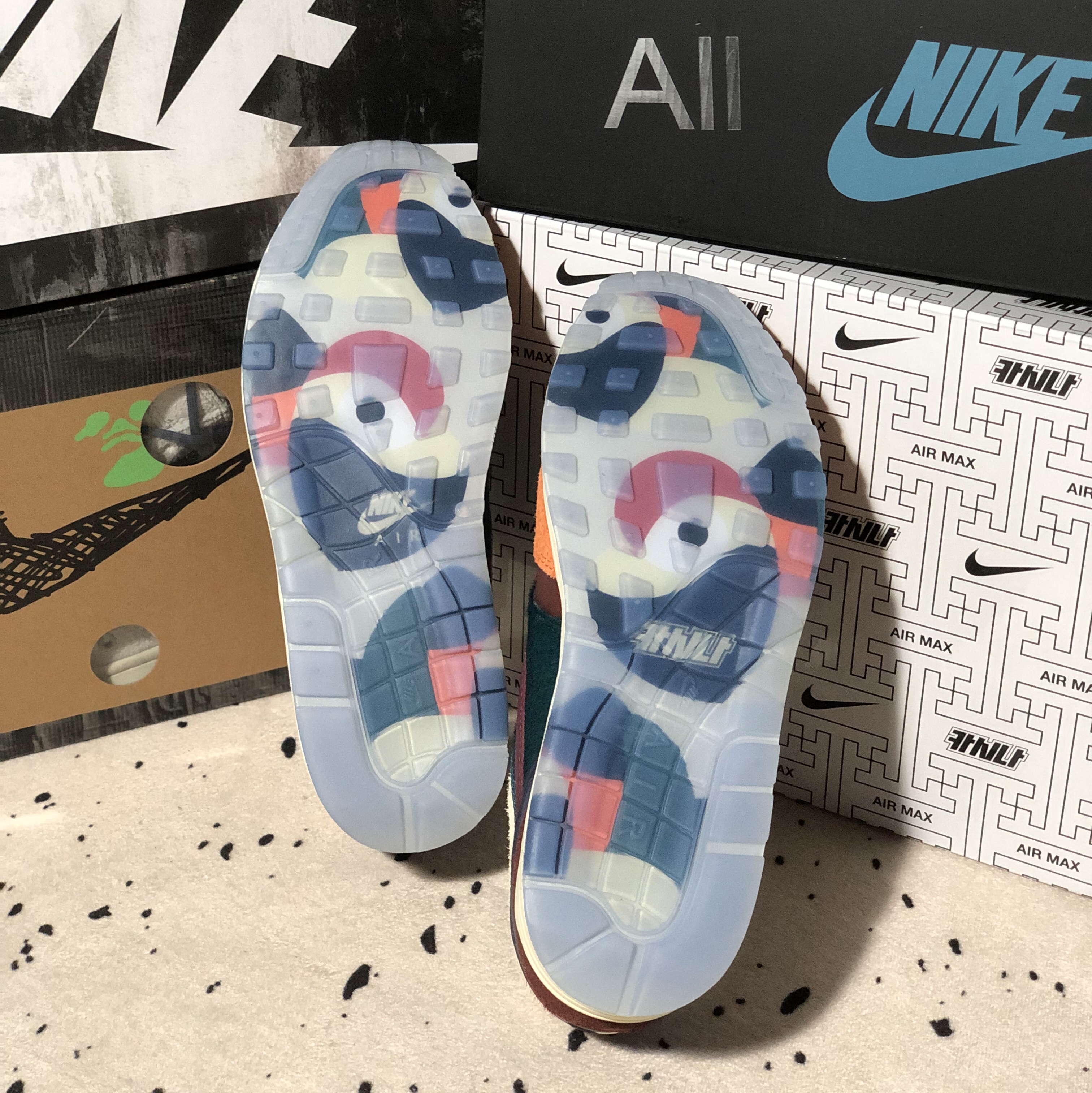 Nike x Kasina Air Max 1 SP Won-Ang Orange 착용 스타일 - 3