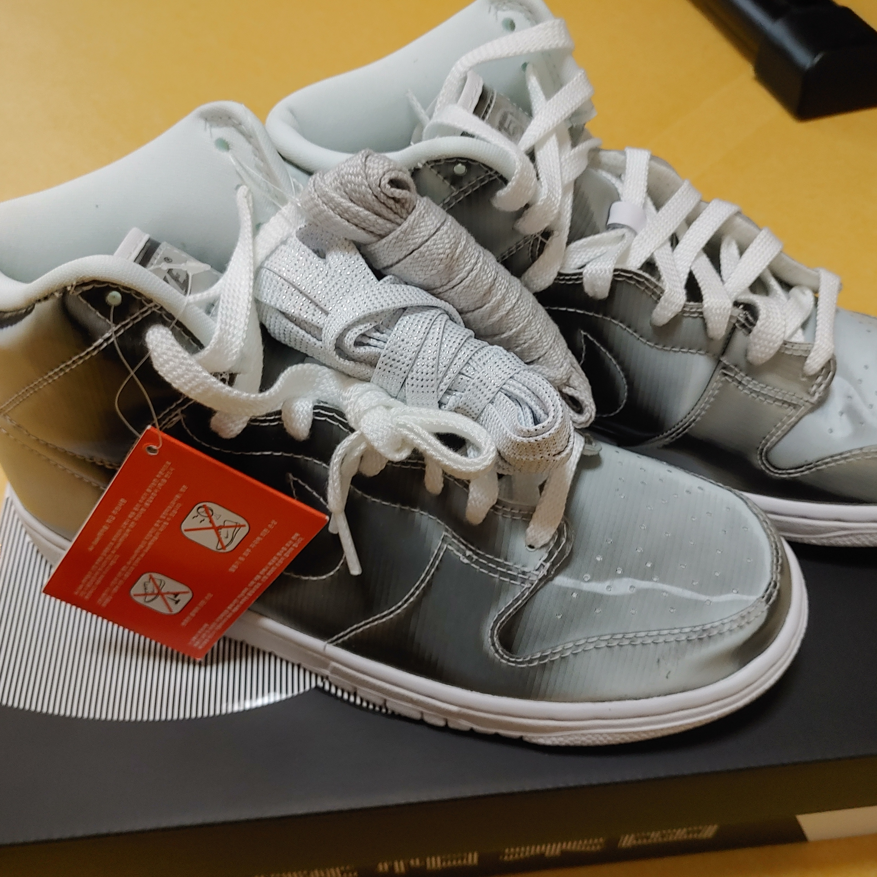 Nike x Clot Dunk High Flux 착용 스타일 - 5