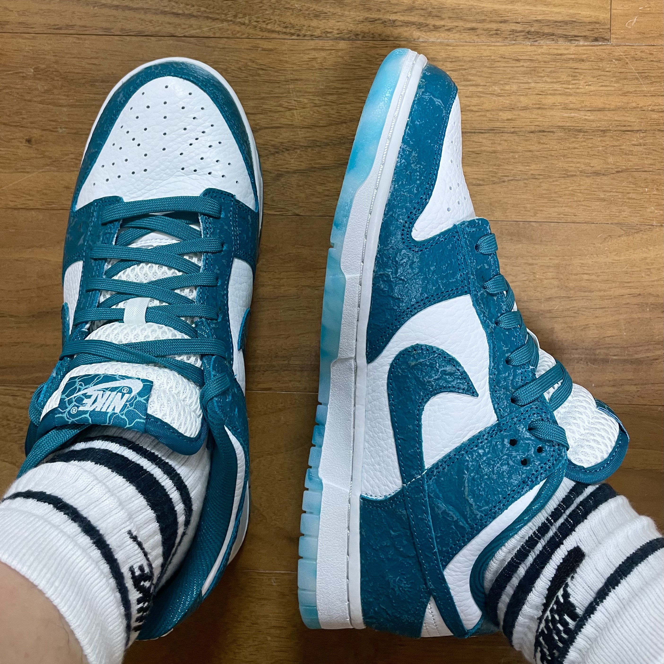 (W) Nike Dunk Low Ocean 착용 스타일 - 2