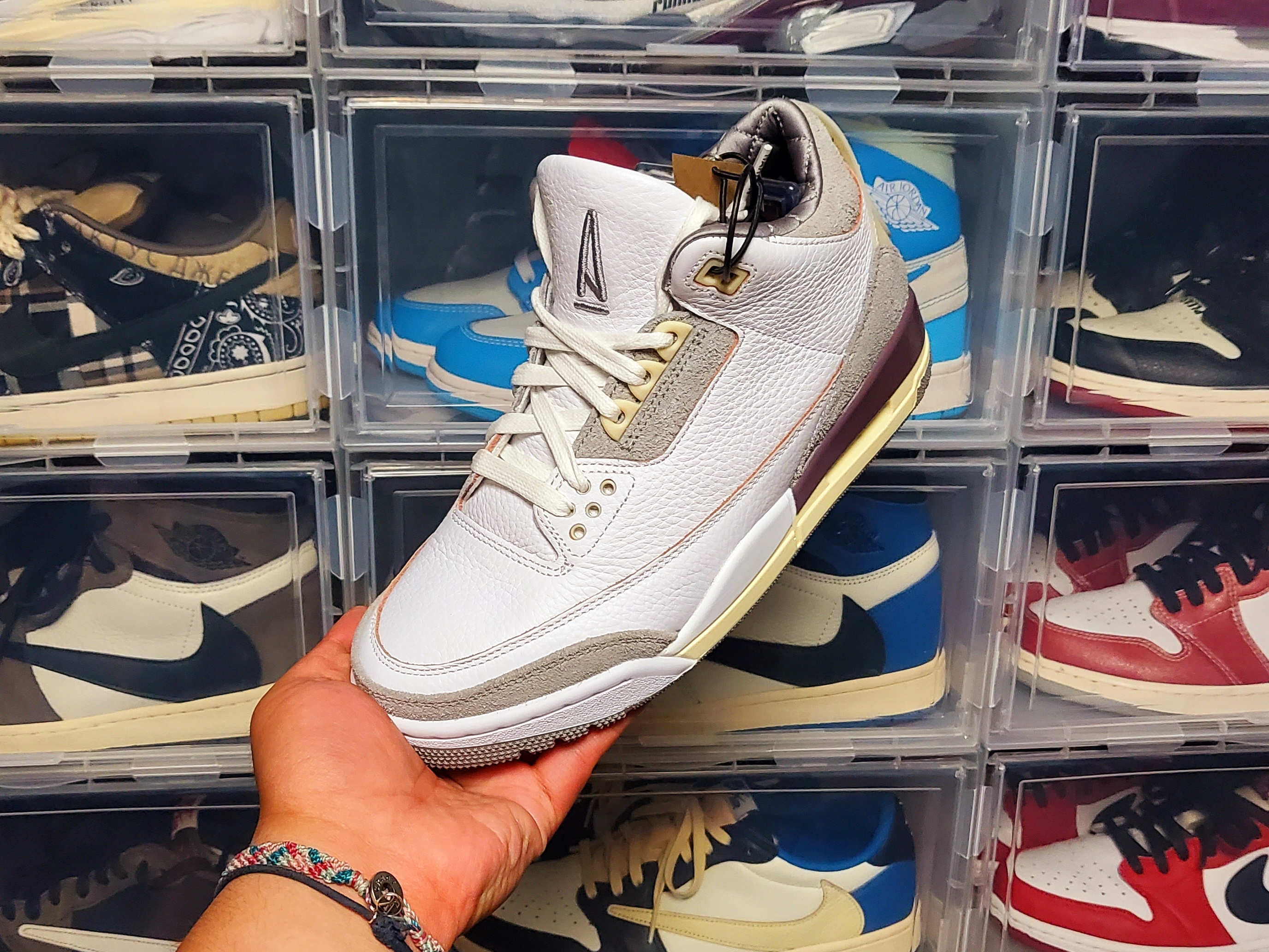 (W) Jordan 3 x A Ma Maniere Retro SP 착용 스타일 - 1