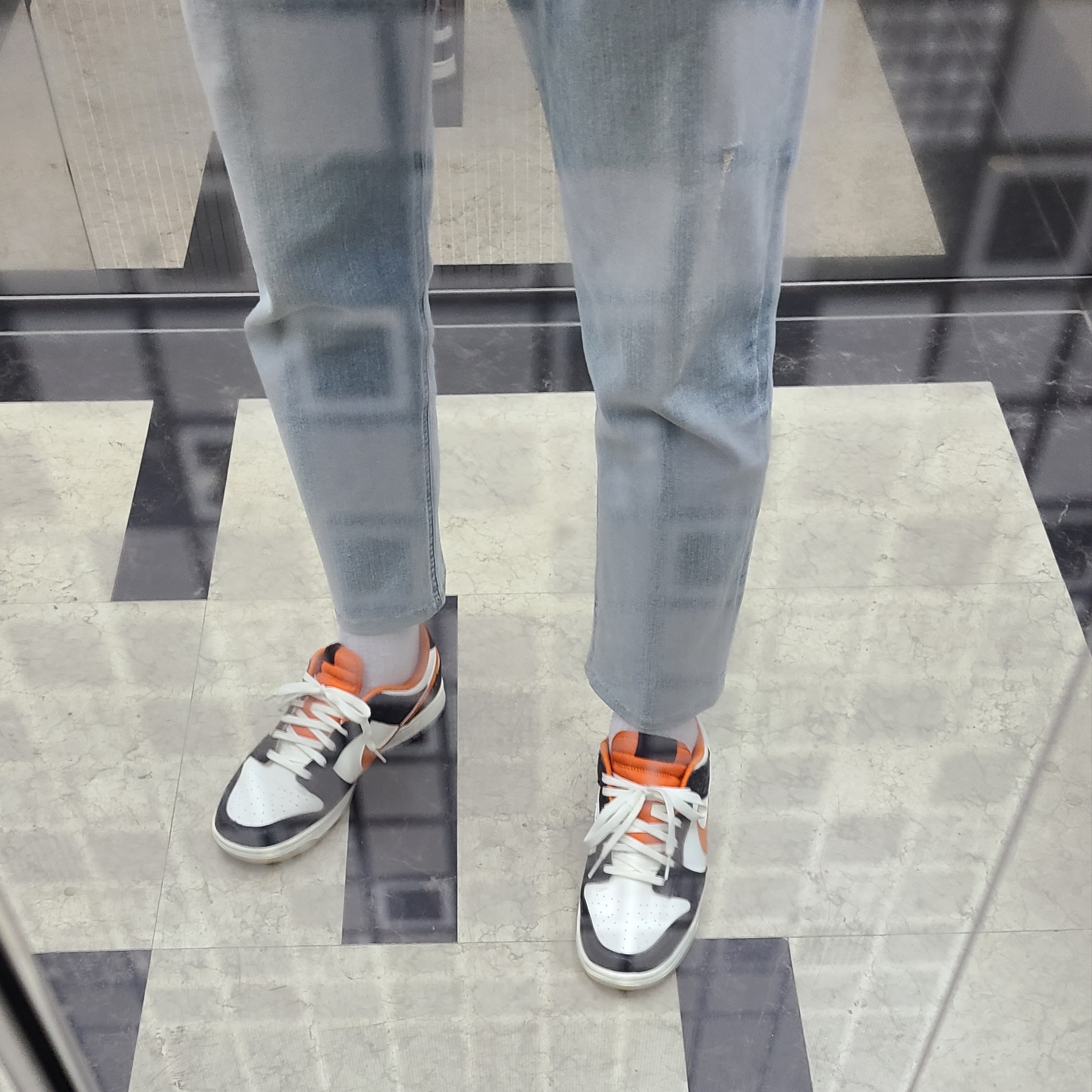 Nike Dunk Low Retro PRM Halloween 착용 스타일