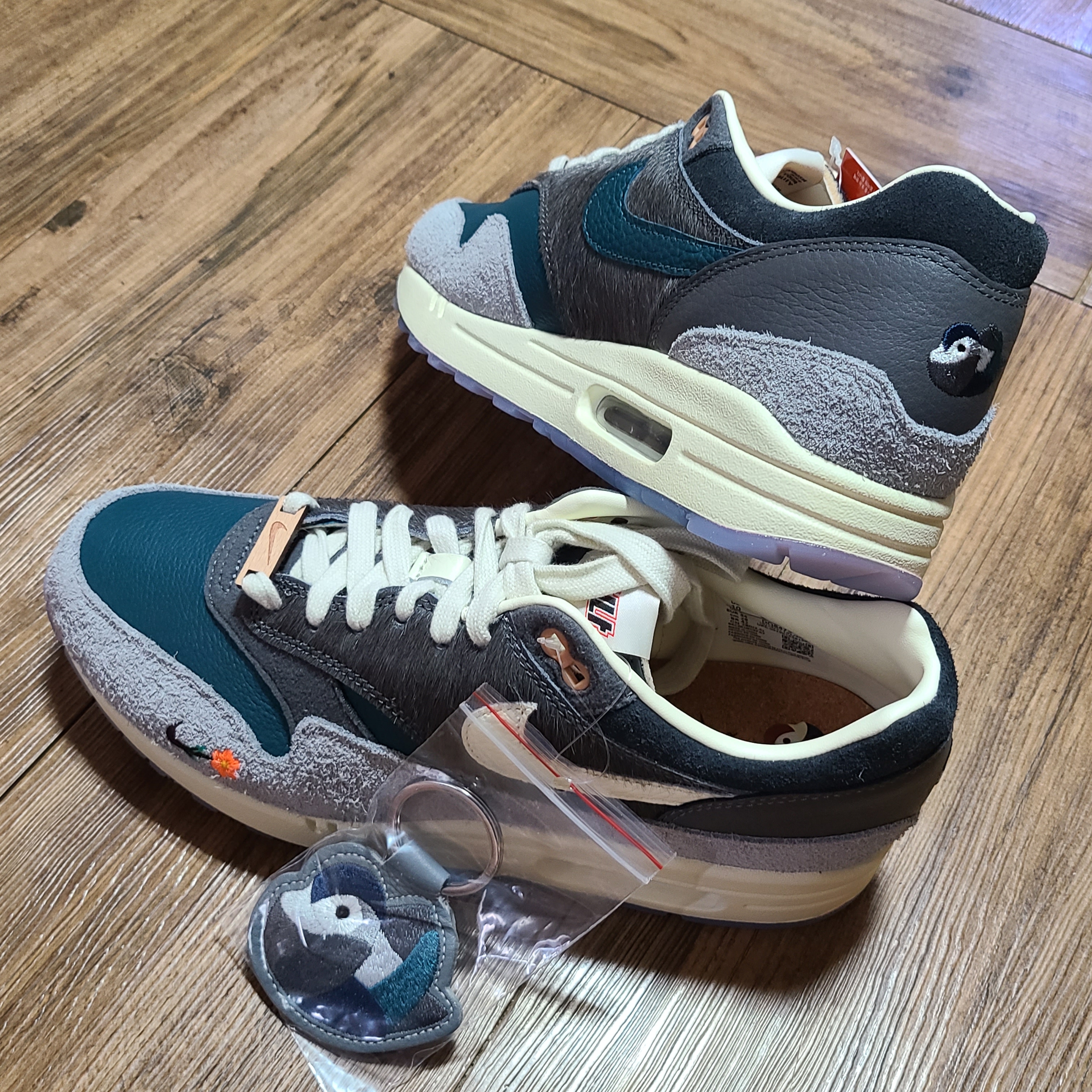 Nike x Kasina Air Max 1 SP Won-Ang Particle Grey 착용 스타일 - 2