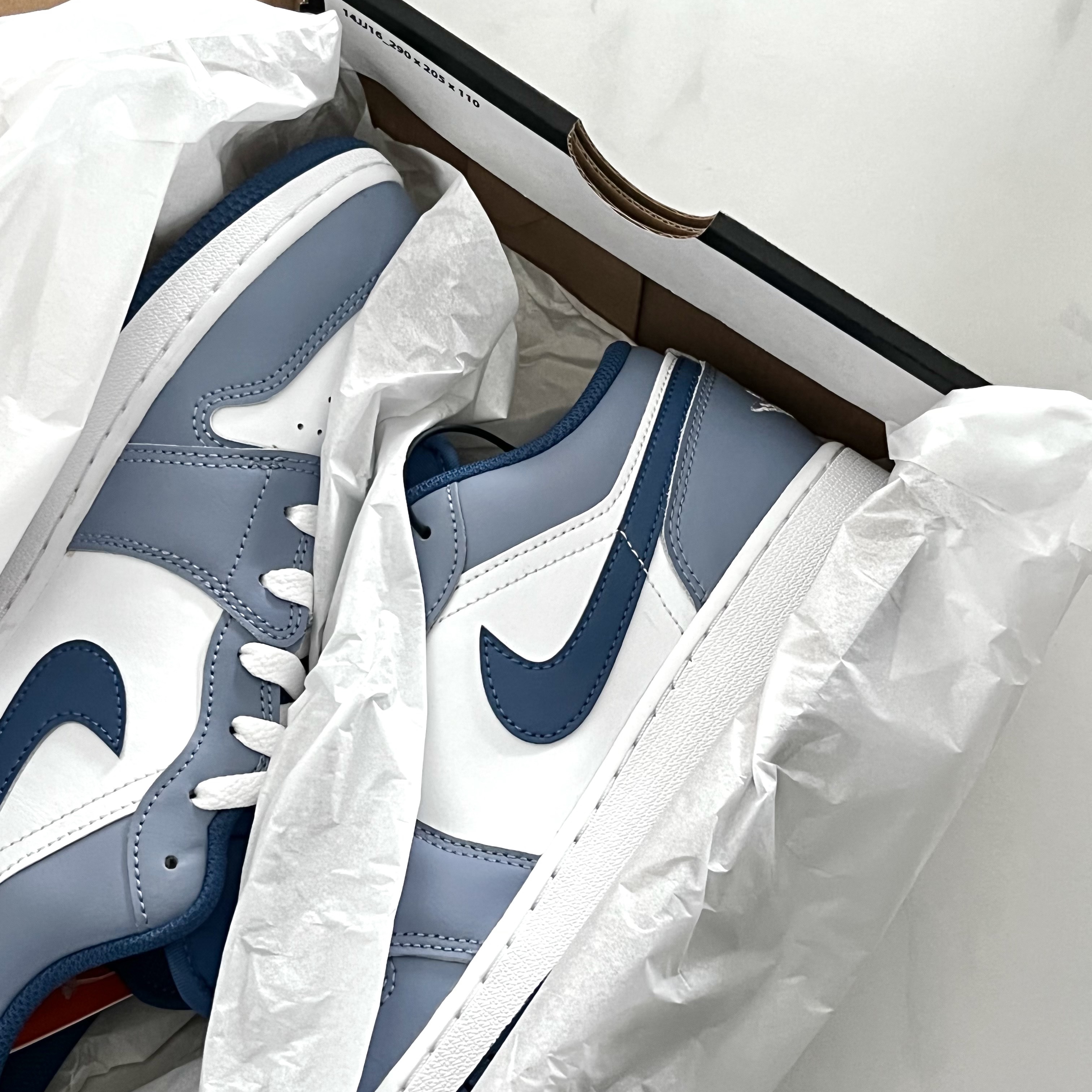 (GS) Jordan 1 Low SE Ashen Slate and Mystic Navy 착용 스타일 - 2