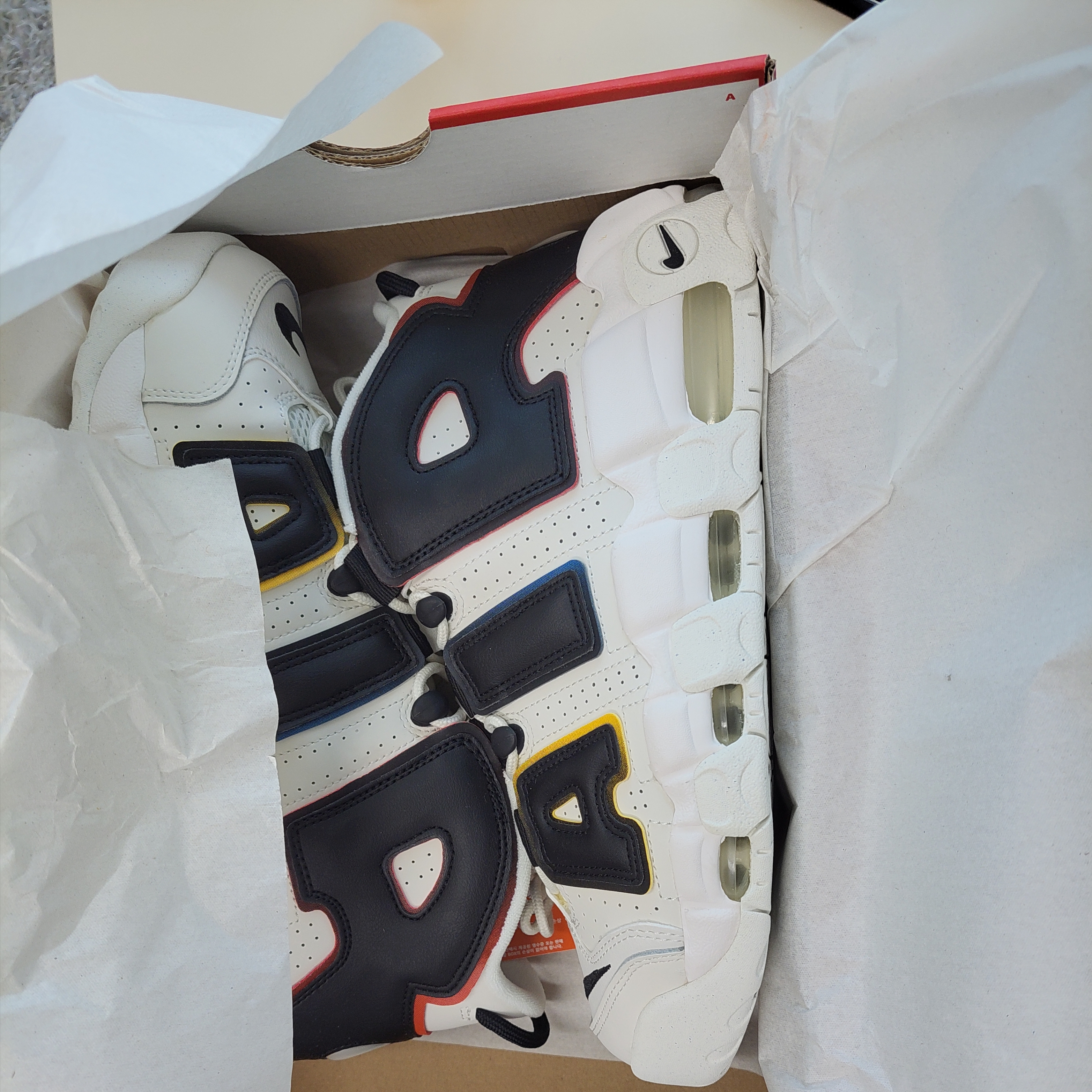 Nike Dunk High PRM EMB College Navy, Nike Air More Uptempo 96 Trading Cards 착용 스타일 - 2
