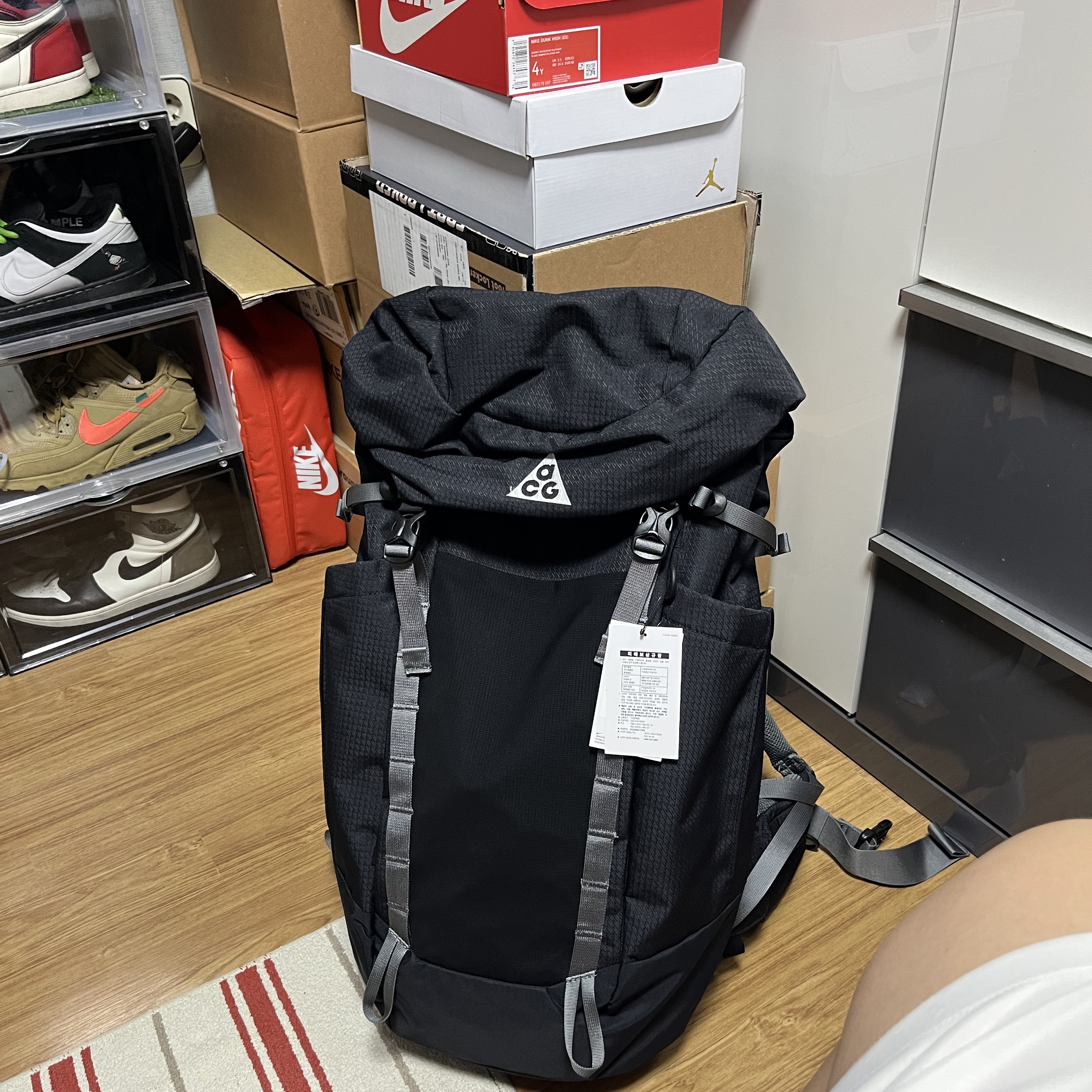 Nike ACG 36 Backpack Black 착용 스타일 - 1