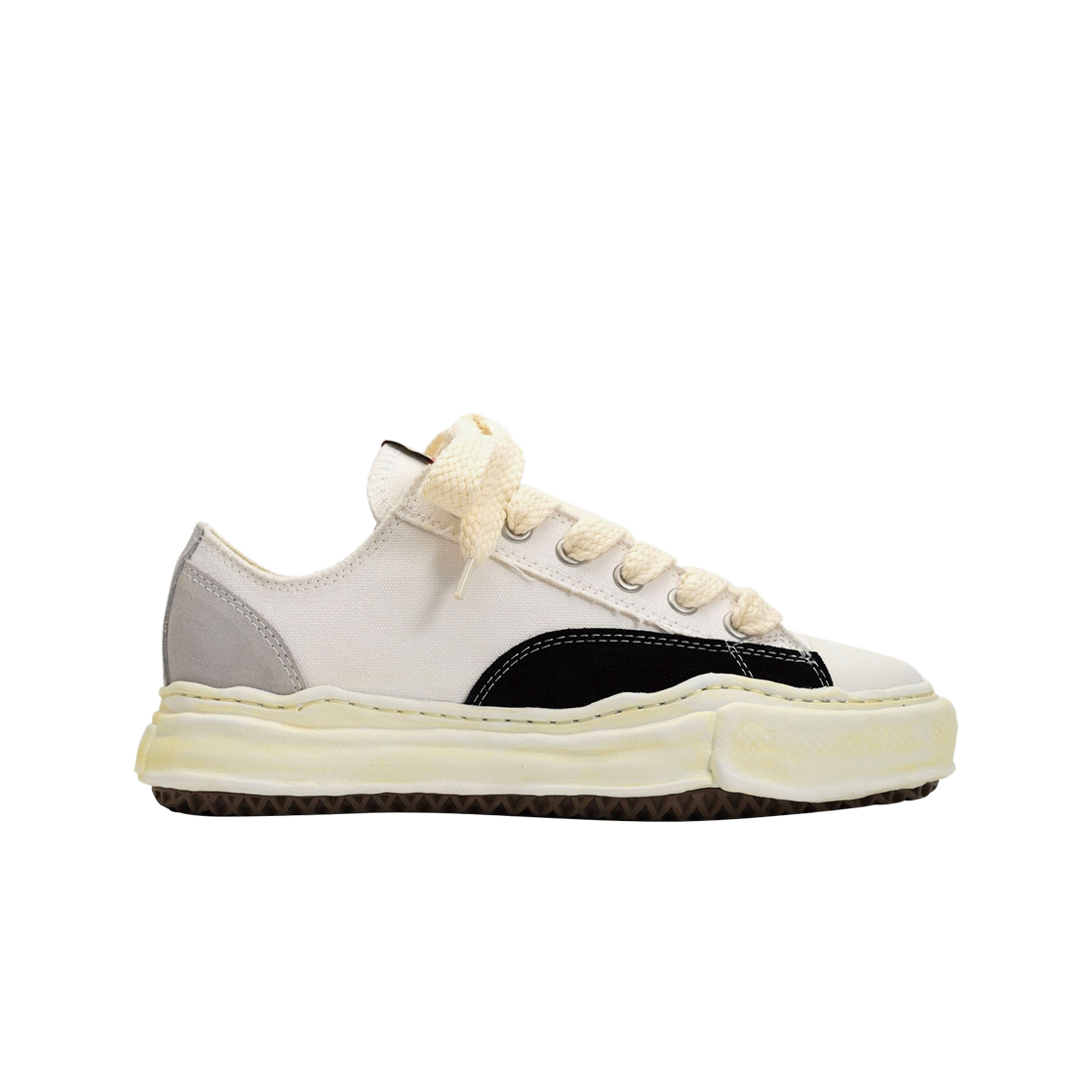 메종 미하라 야스히로 x 슬램잼 피터슨 OD OG 솔 캔버스 로우탑 스니커즈 화이트(Maison Mihara Yasuhiro x Slam Jam Peterson OD OG Sole Canvas Low-top Sneakers White)