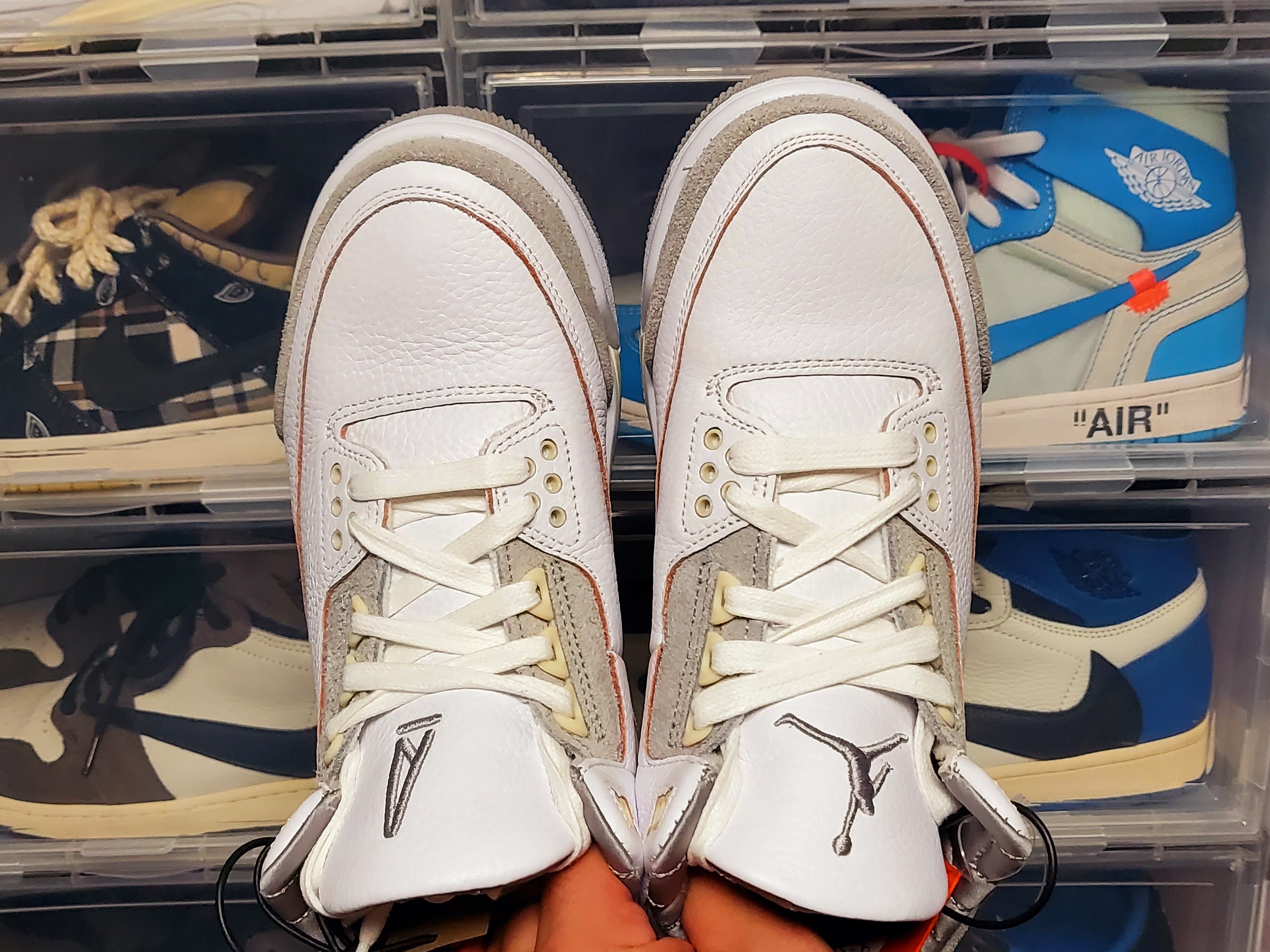 (W) Jordan 3 x A Ma Maniere Retro SP 착용 스타일 - 4