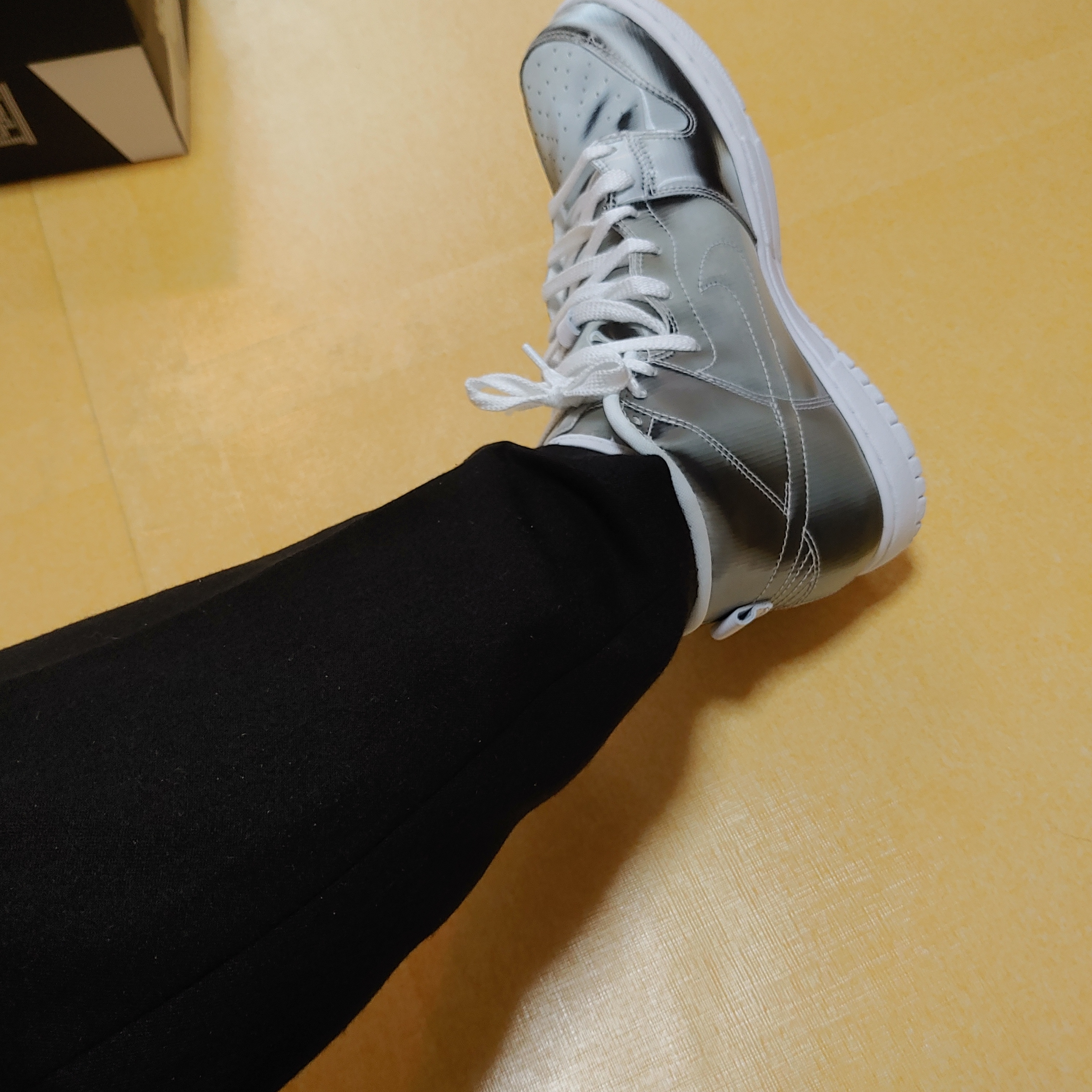 Nike x Clot Dunk High Flux 착용 스타일 - 2